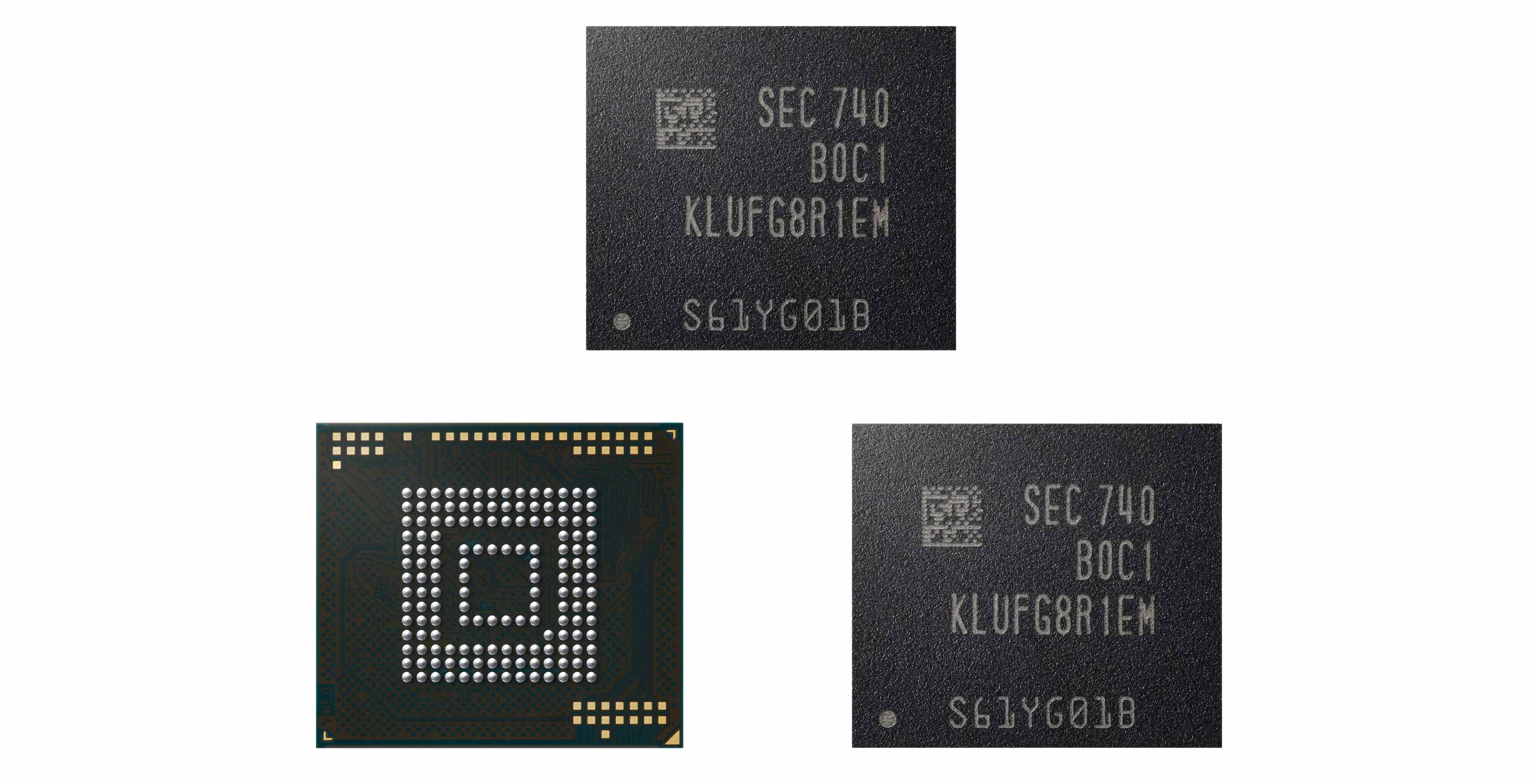 Samsung's new 512GB eUFS NAND chip
