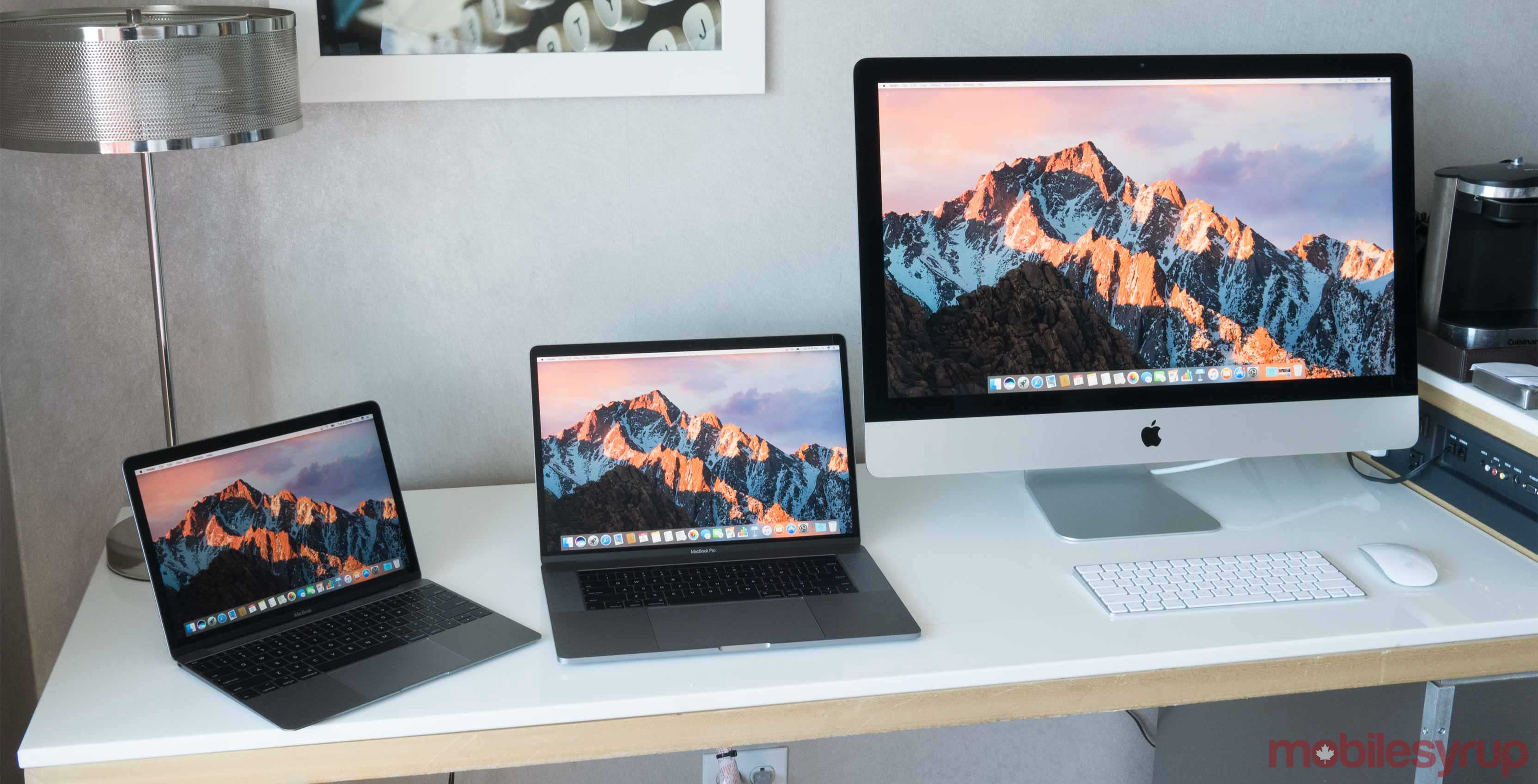 MacBooks and iMac