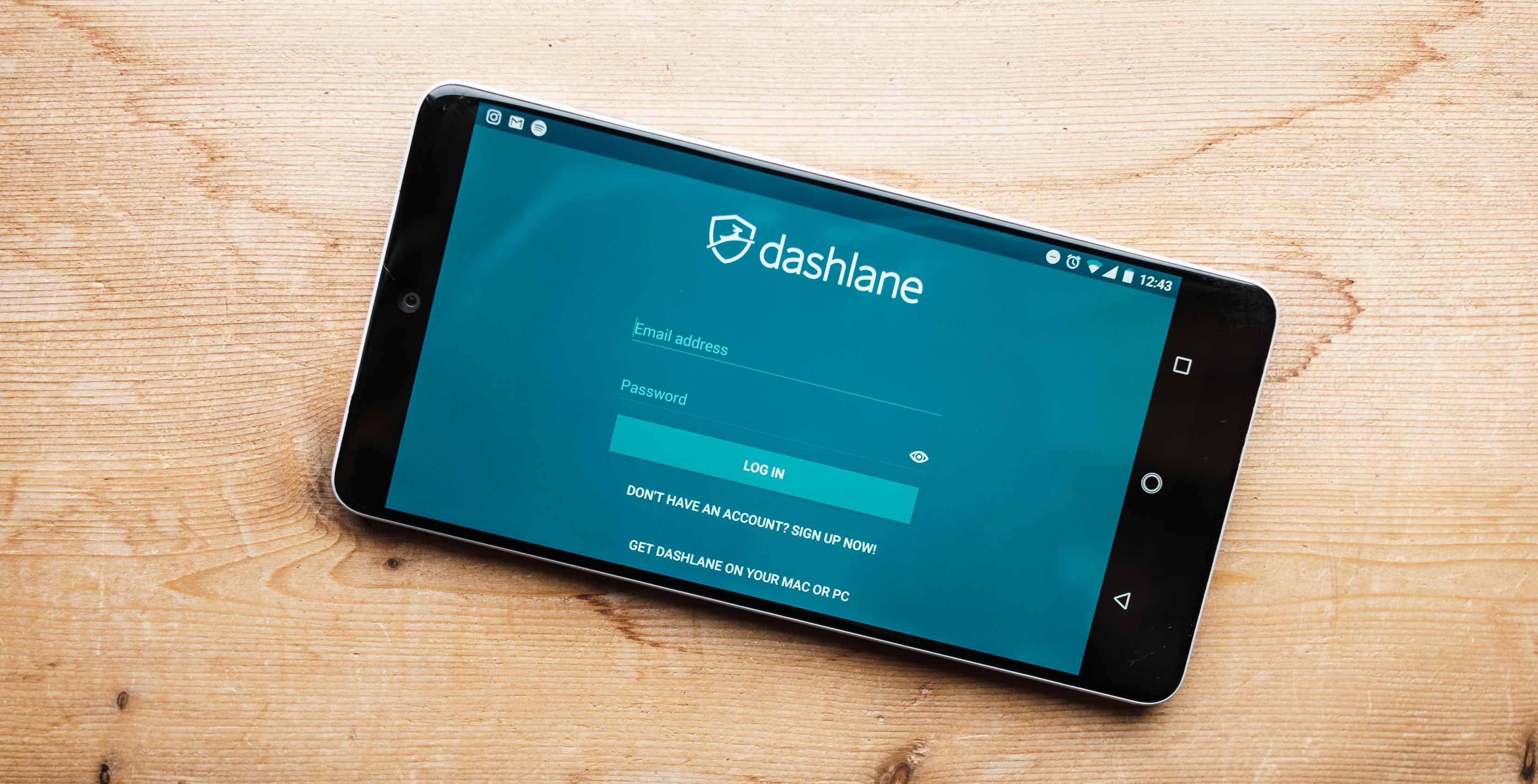 Dashlane app