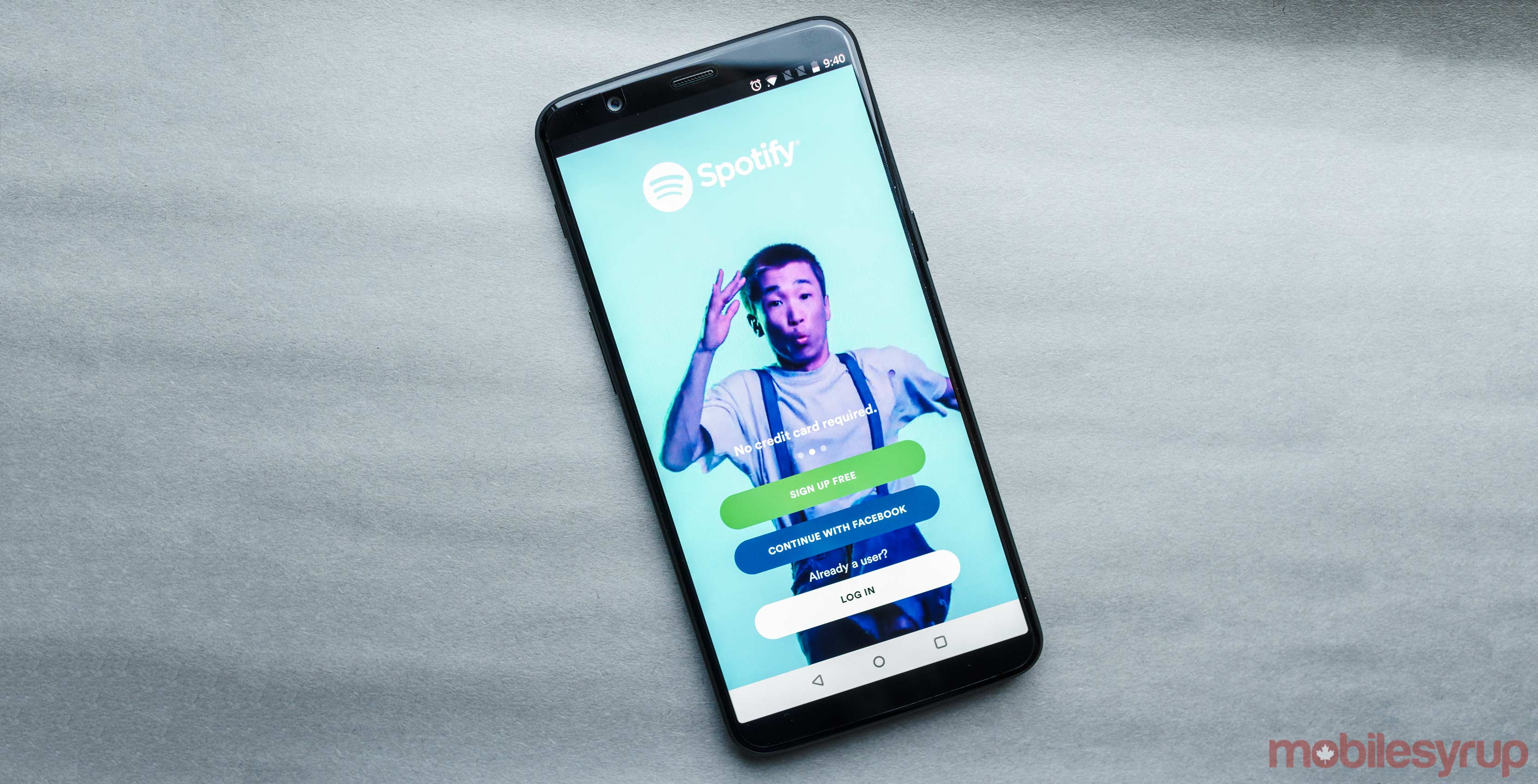 Spotify app on phone