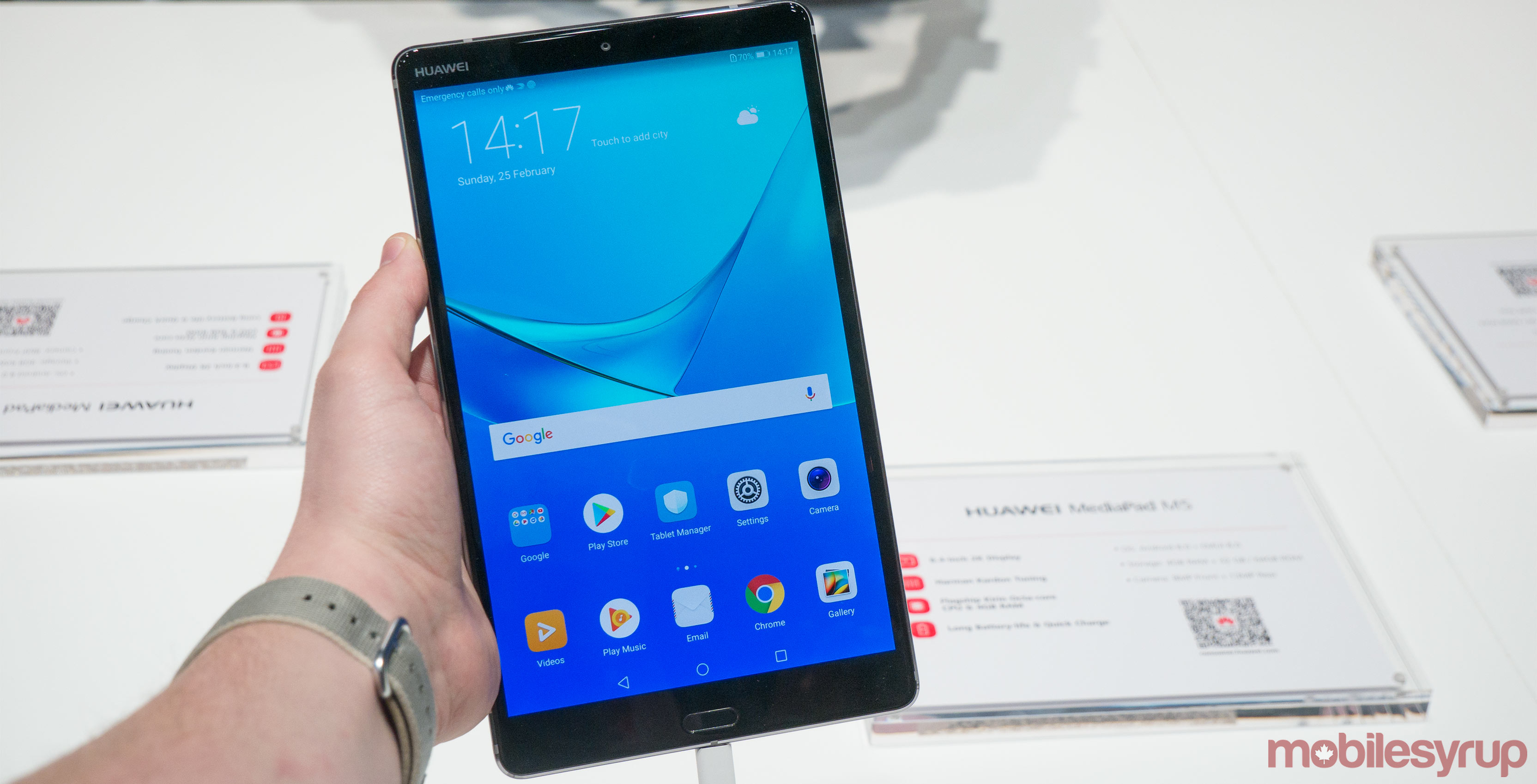 Become aware happiness adopt Huawei's new MediaPad 5 tablets have 2.5D curved screens