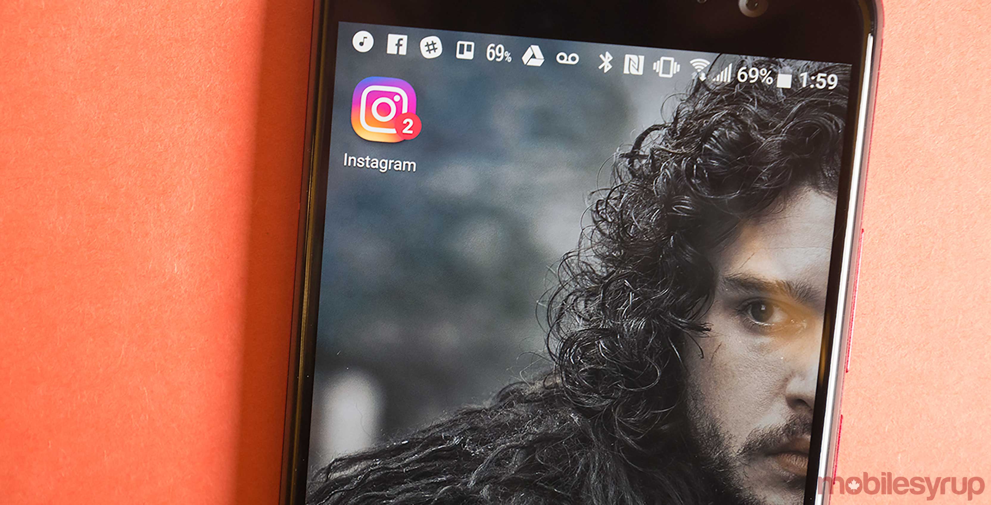 Instagram Jon Snow phone