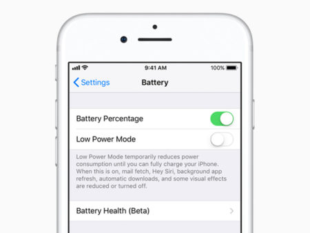 iOS 11.3 battery