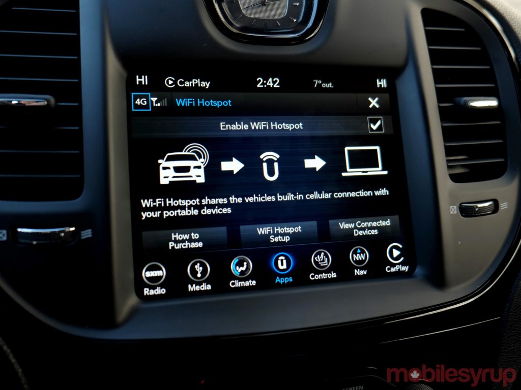 2018 Chrysler Uconnect Review: Back and forth - MobileSyrup