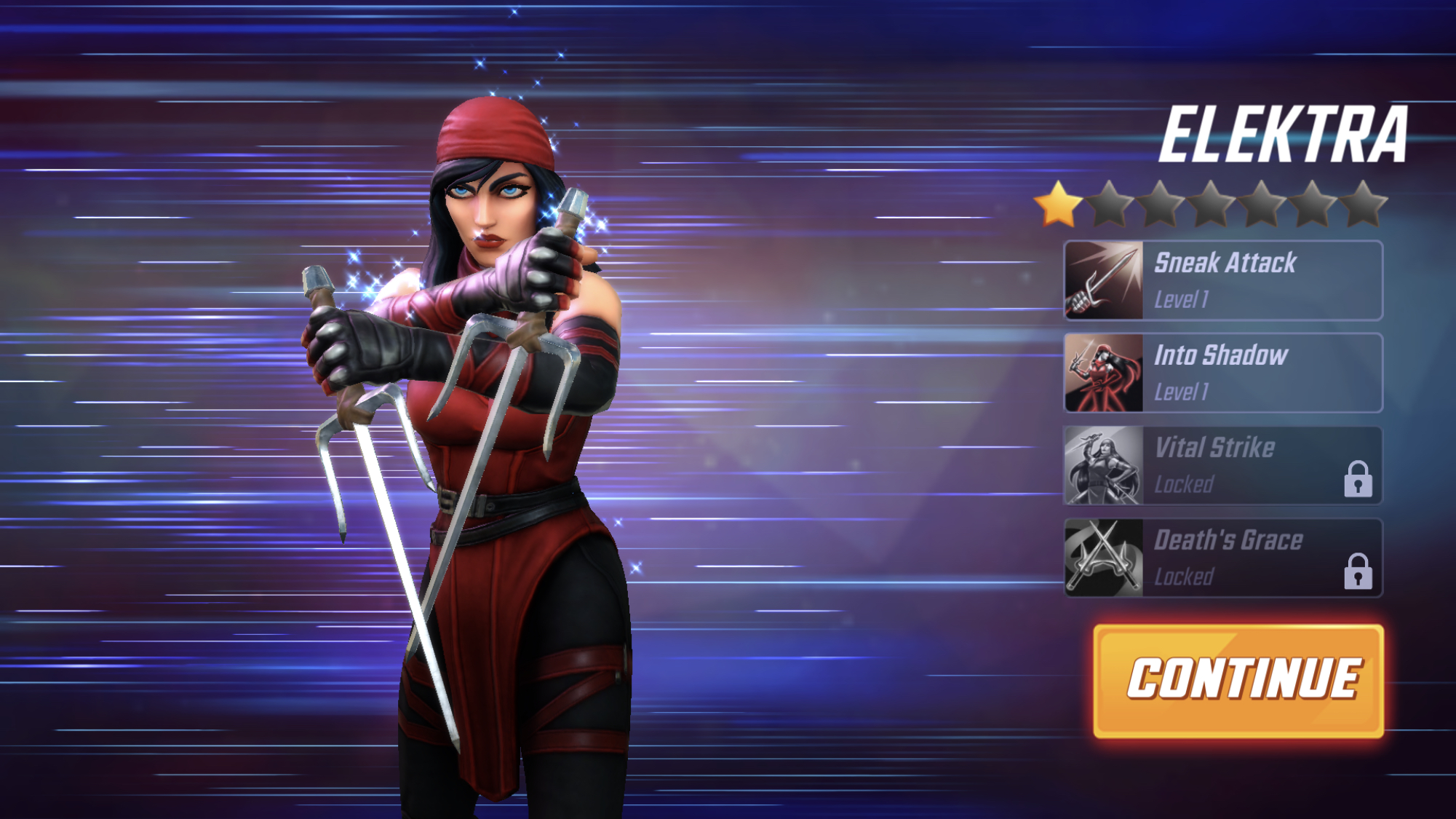 Marvel Strike Force Elektra
