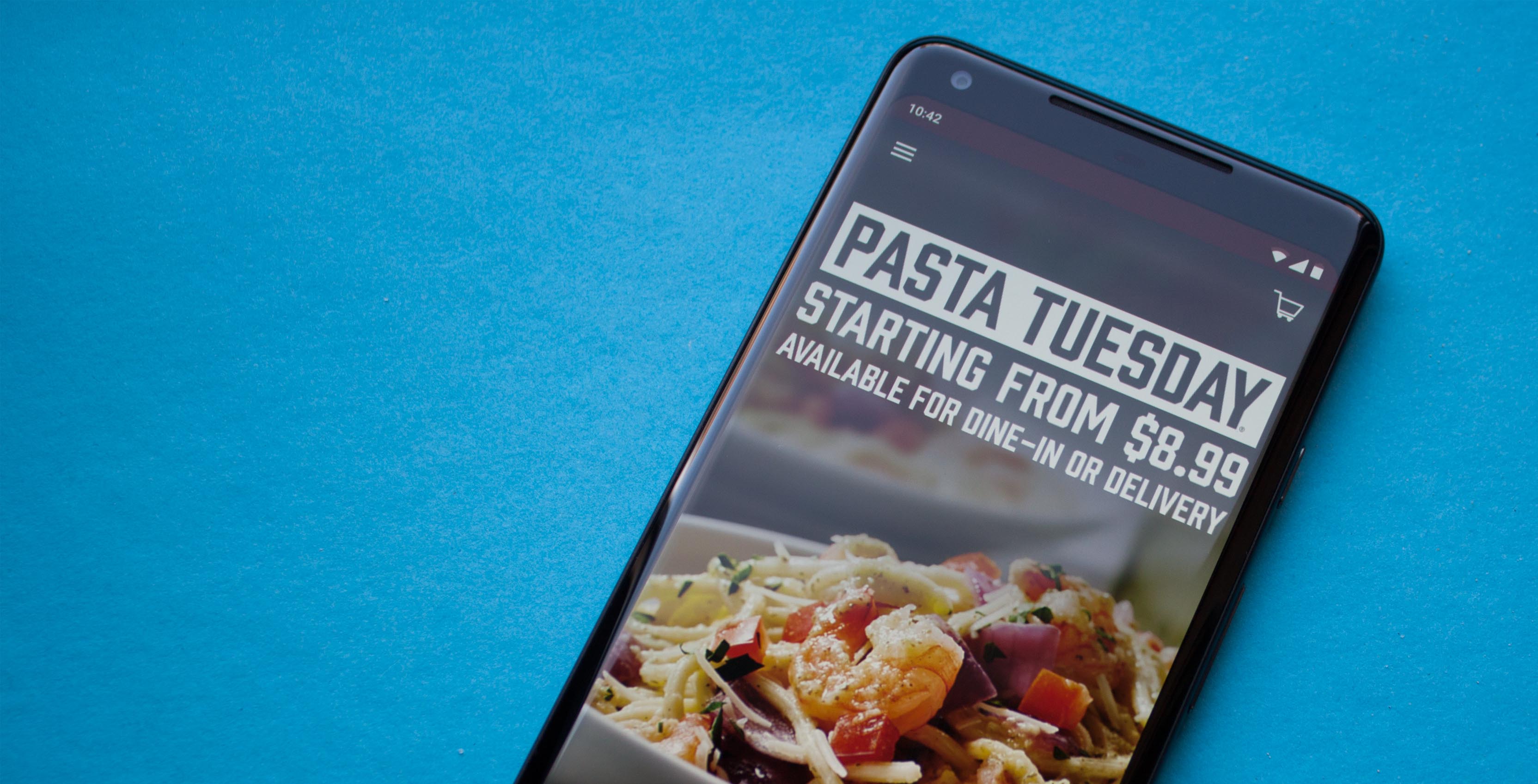 Boston Pizza smart phone application
