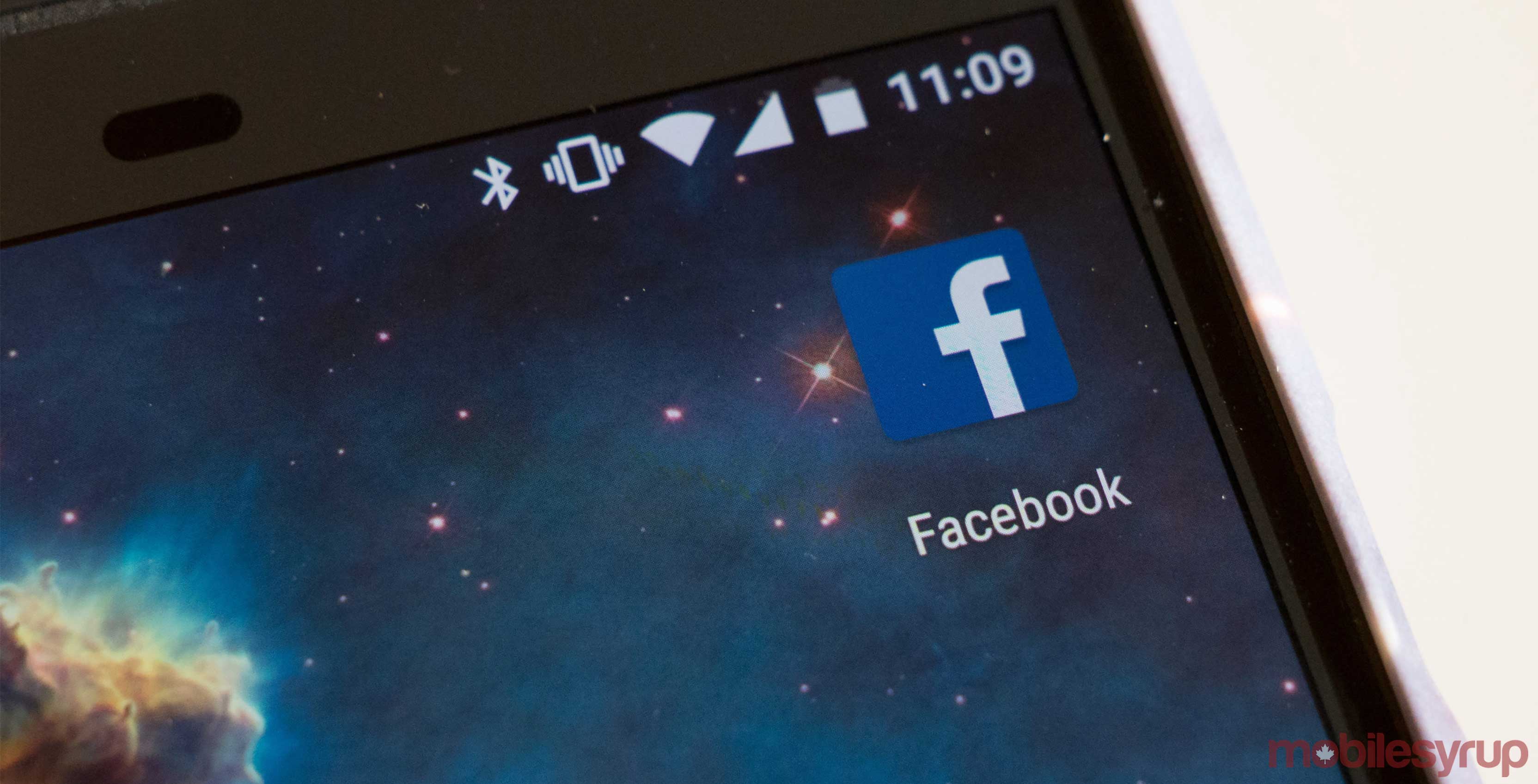 Facebook app on Android