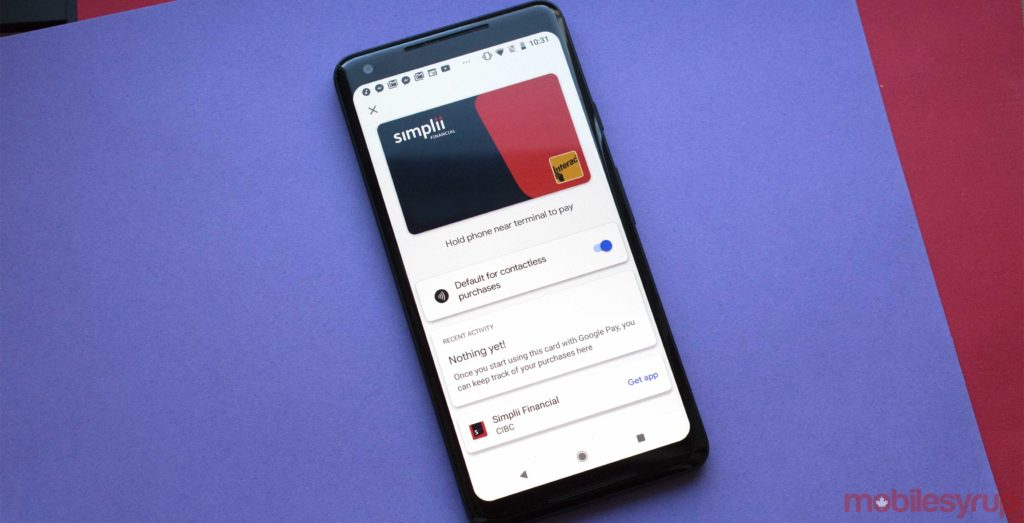 You can now add Simplii bank cards to Google Pay, Apple