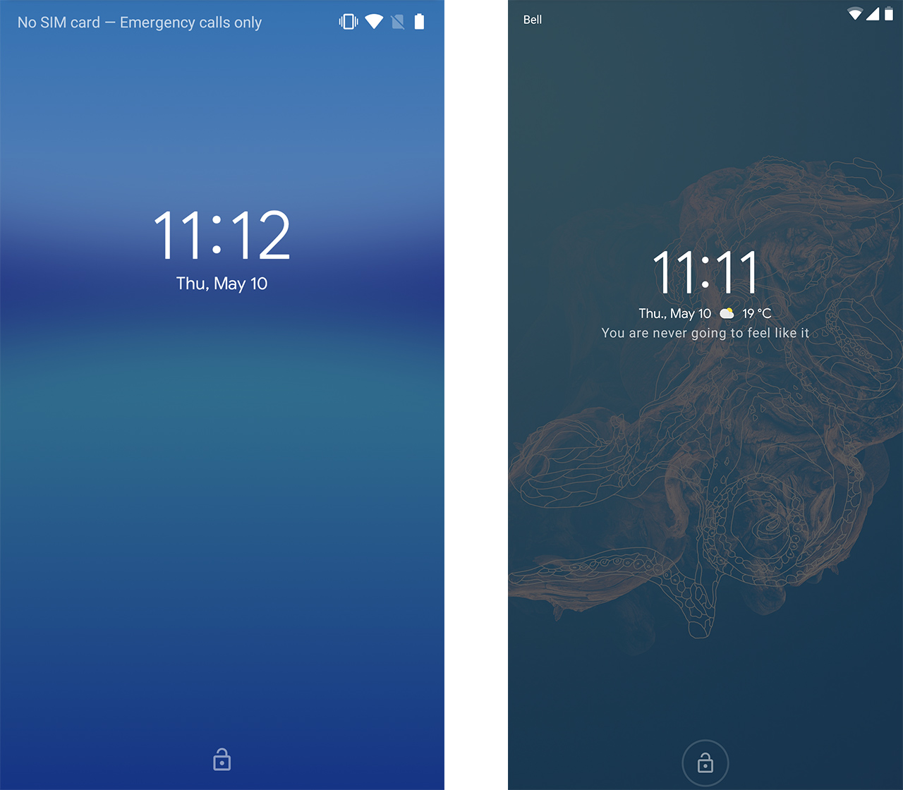 Android P adds weather to lock screen and Ambient Display