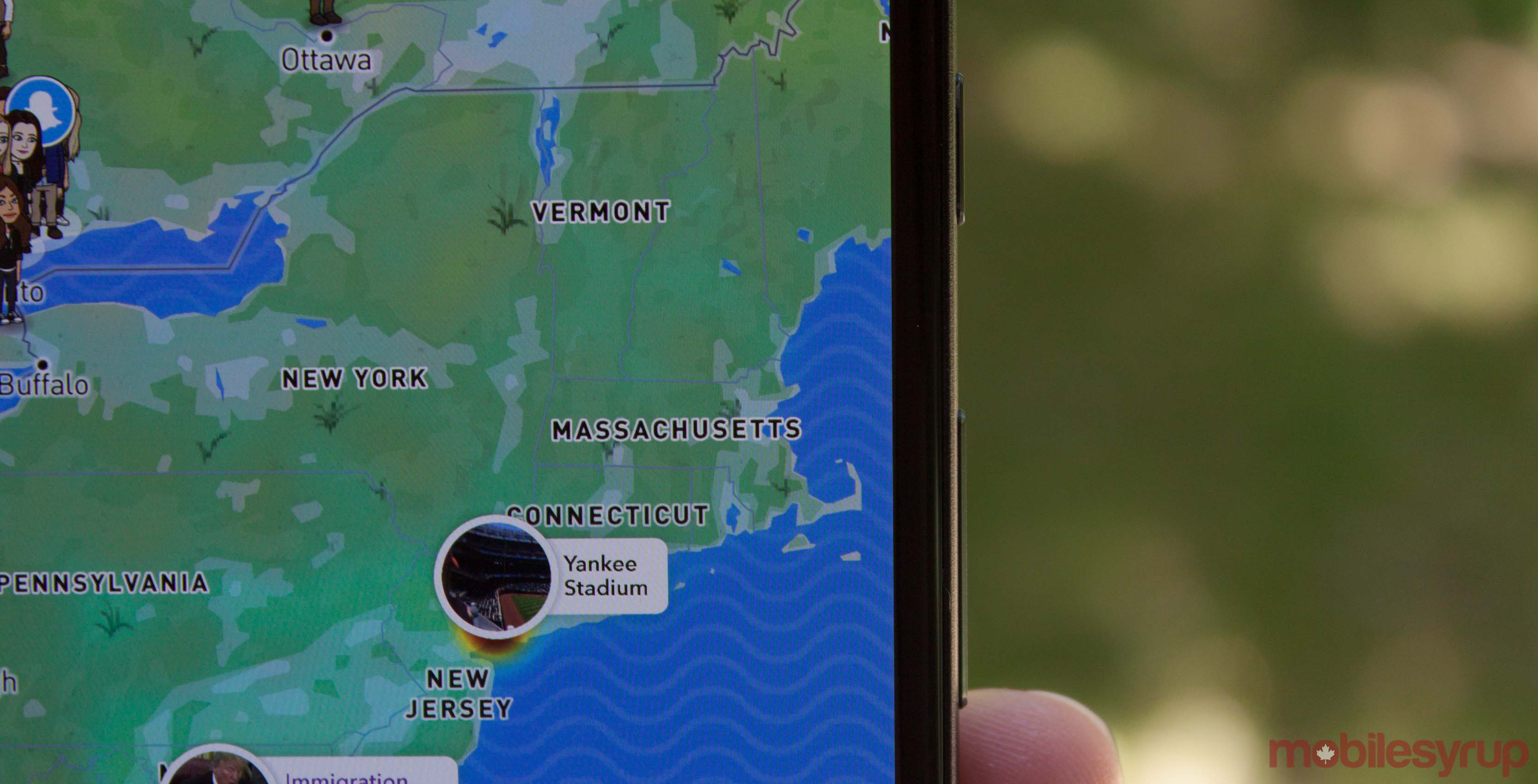 Snapchat's Snap Maps feature