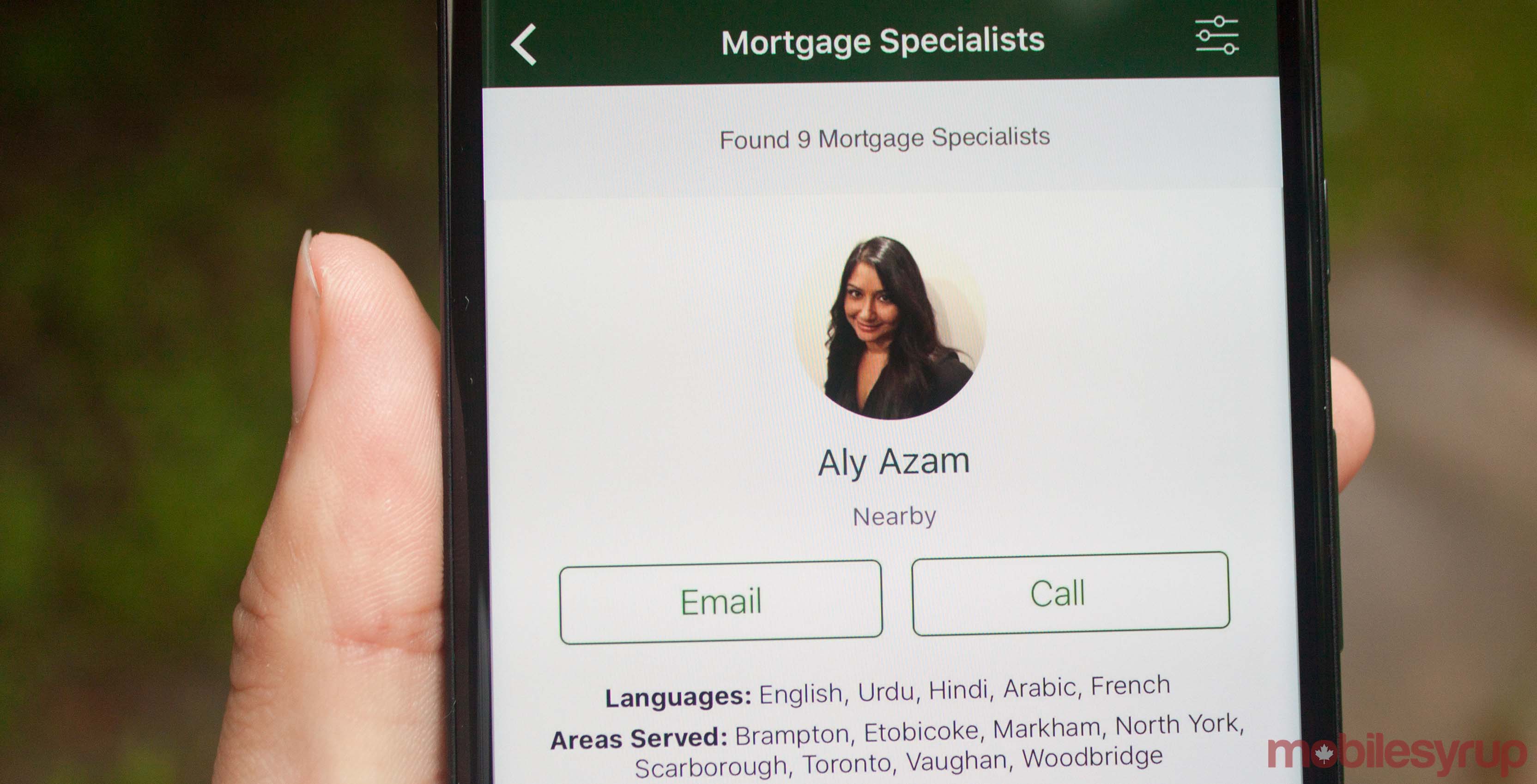 TD Mortgage Specialist connection