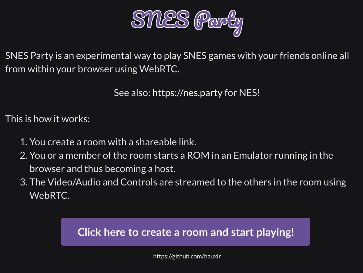 SNES Party