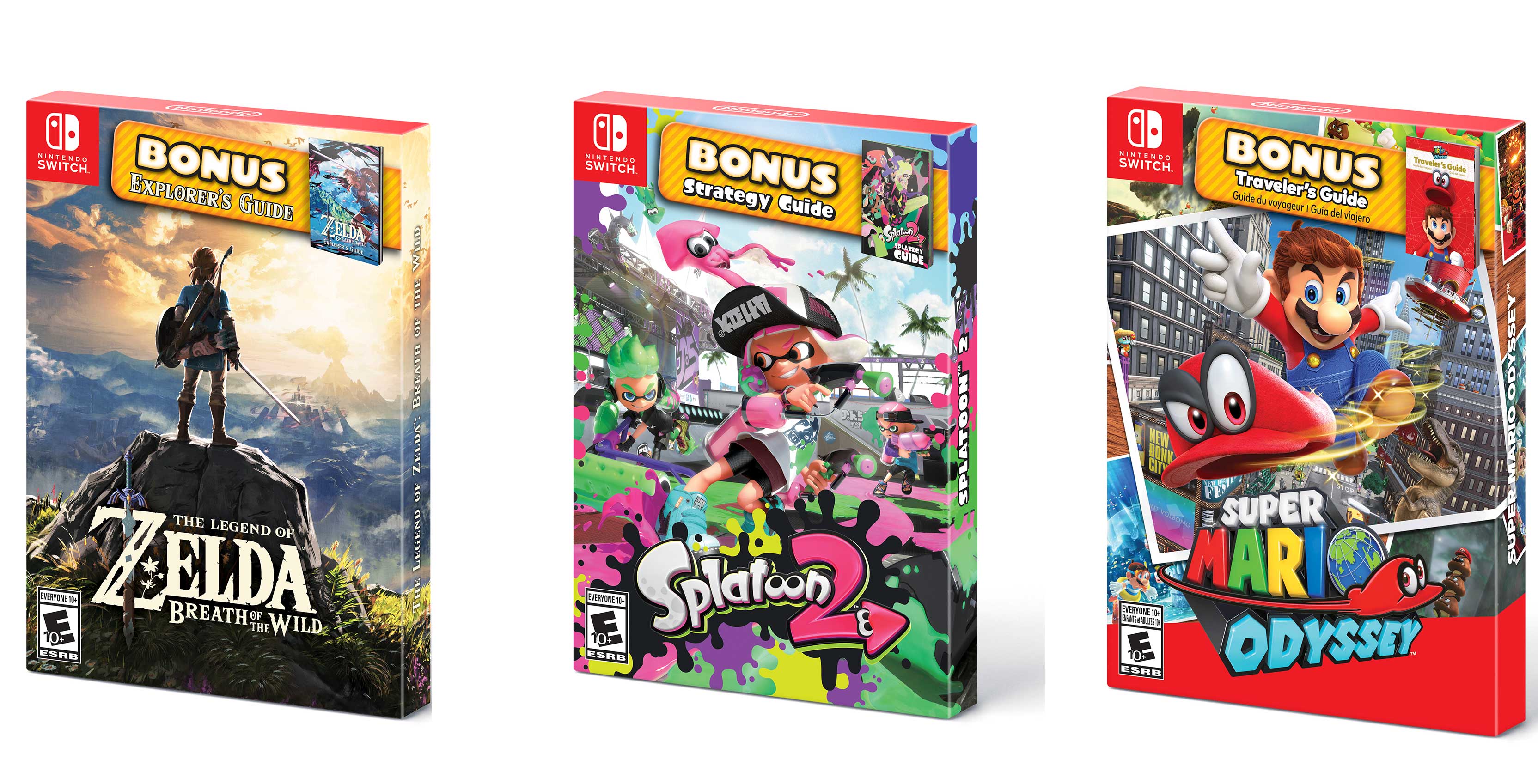 Nintendo launches Switch game bundles that physical strategy guides
