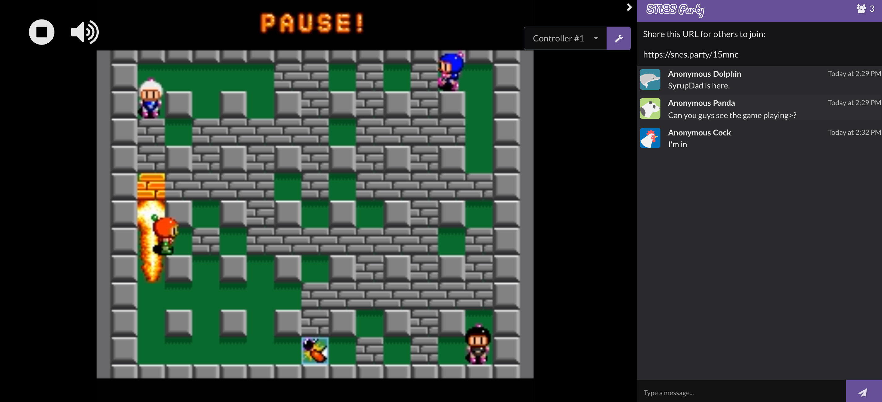 Super Bomberman SNES Party screenshot