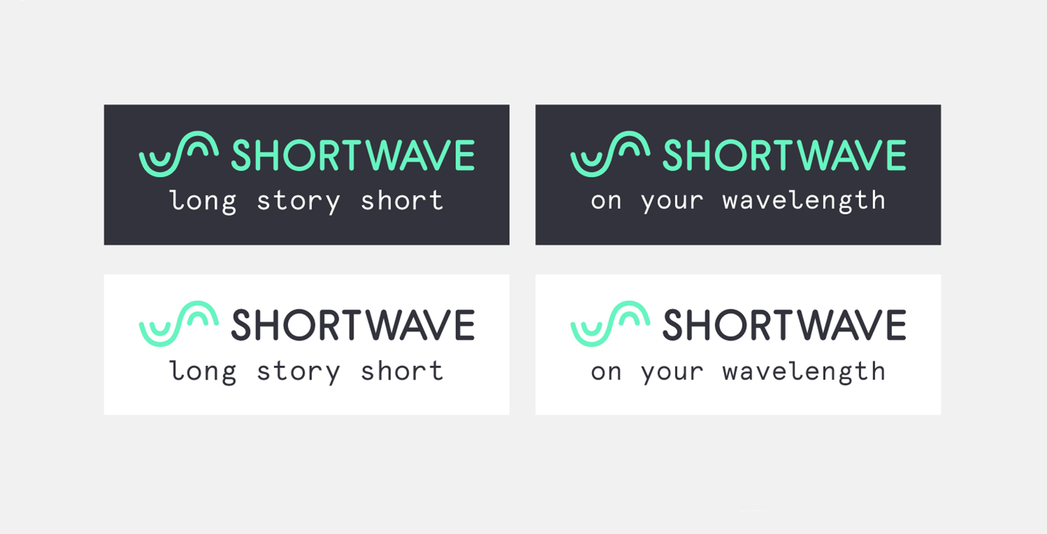 Shortwave logos and slogans