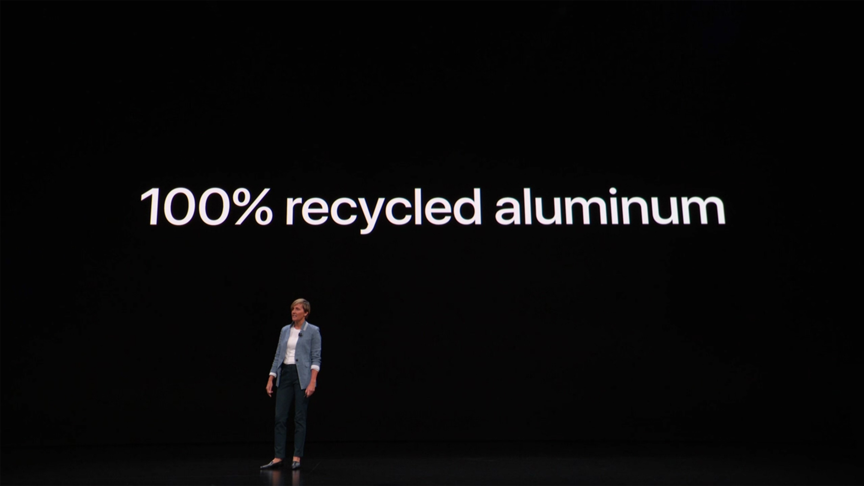 MacBook Air uses 100 percent recycled aluminum