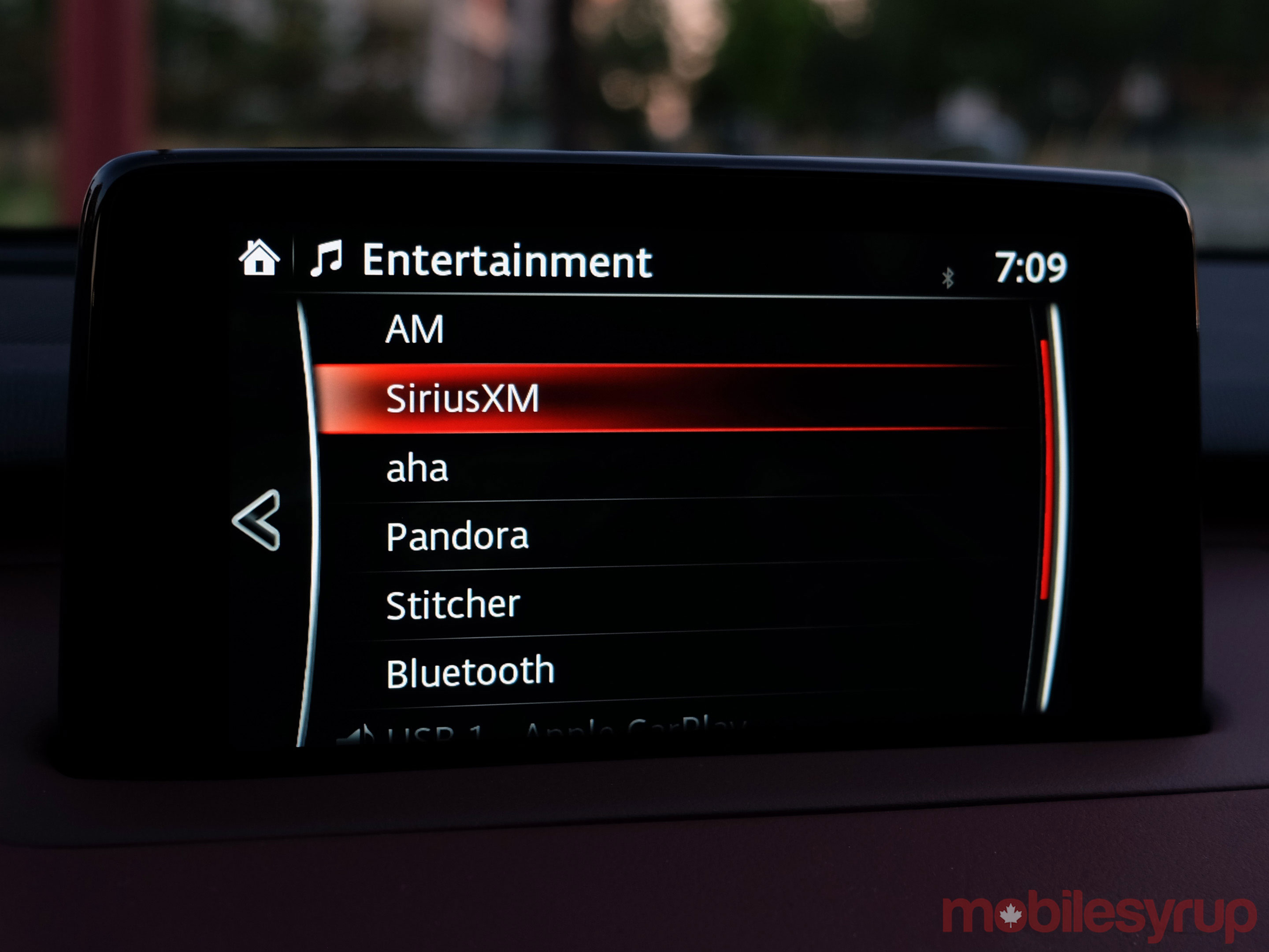 Mazda Connect app options