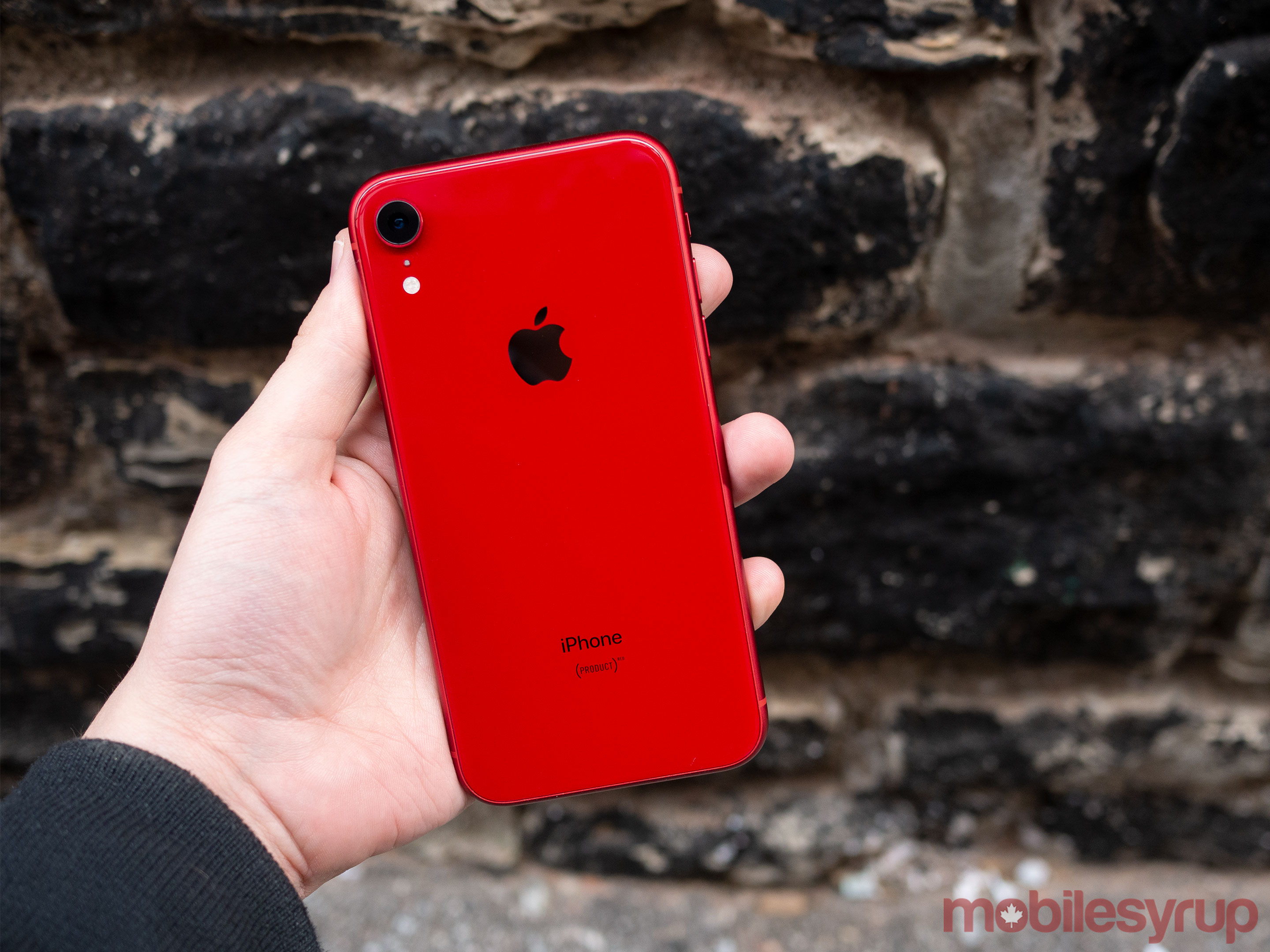 iPhone XR red back