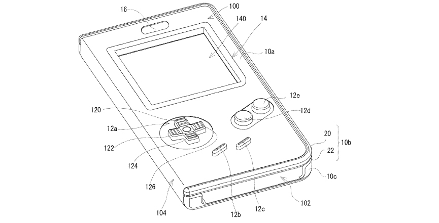 Game Boy smartphone patent