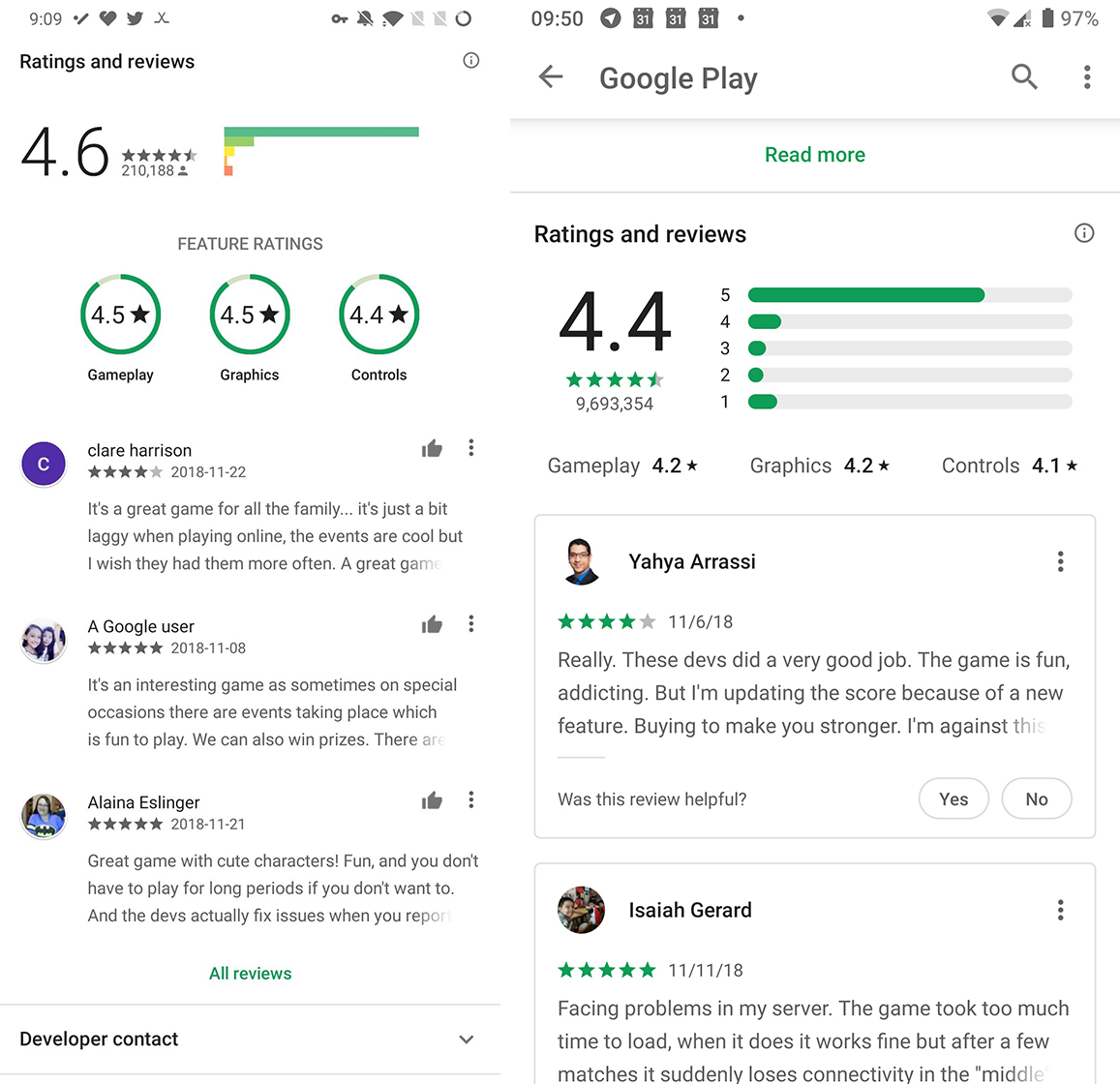 how to write reviews on google play store