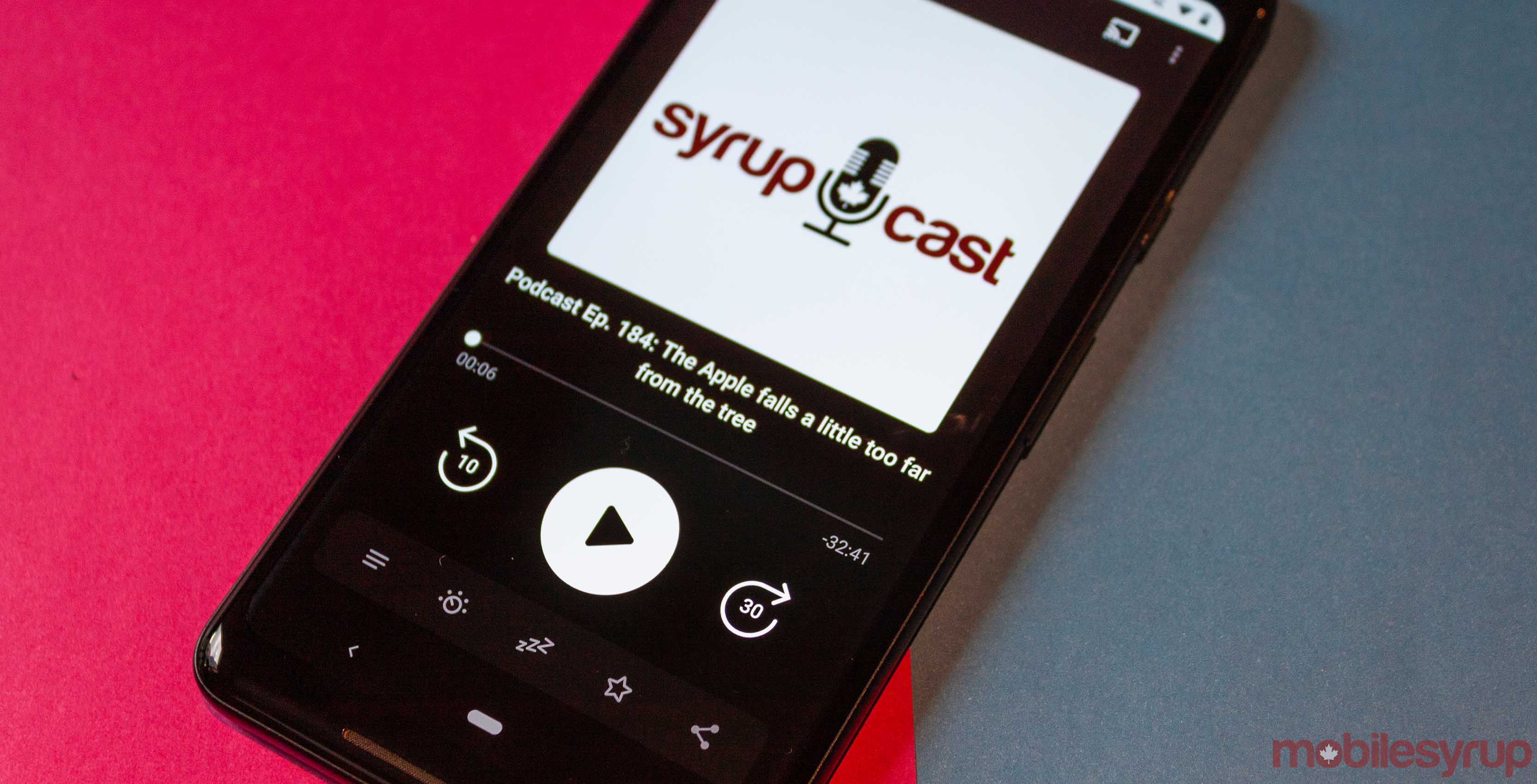 pocket casts app podcast art keeps disappearing on android