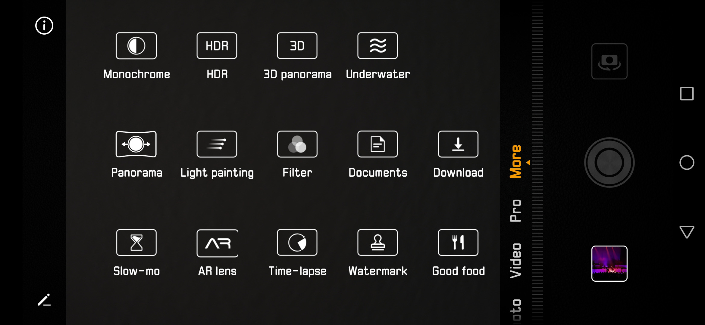 Huawei Mate 20 camera settings