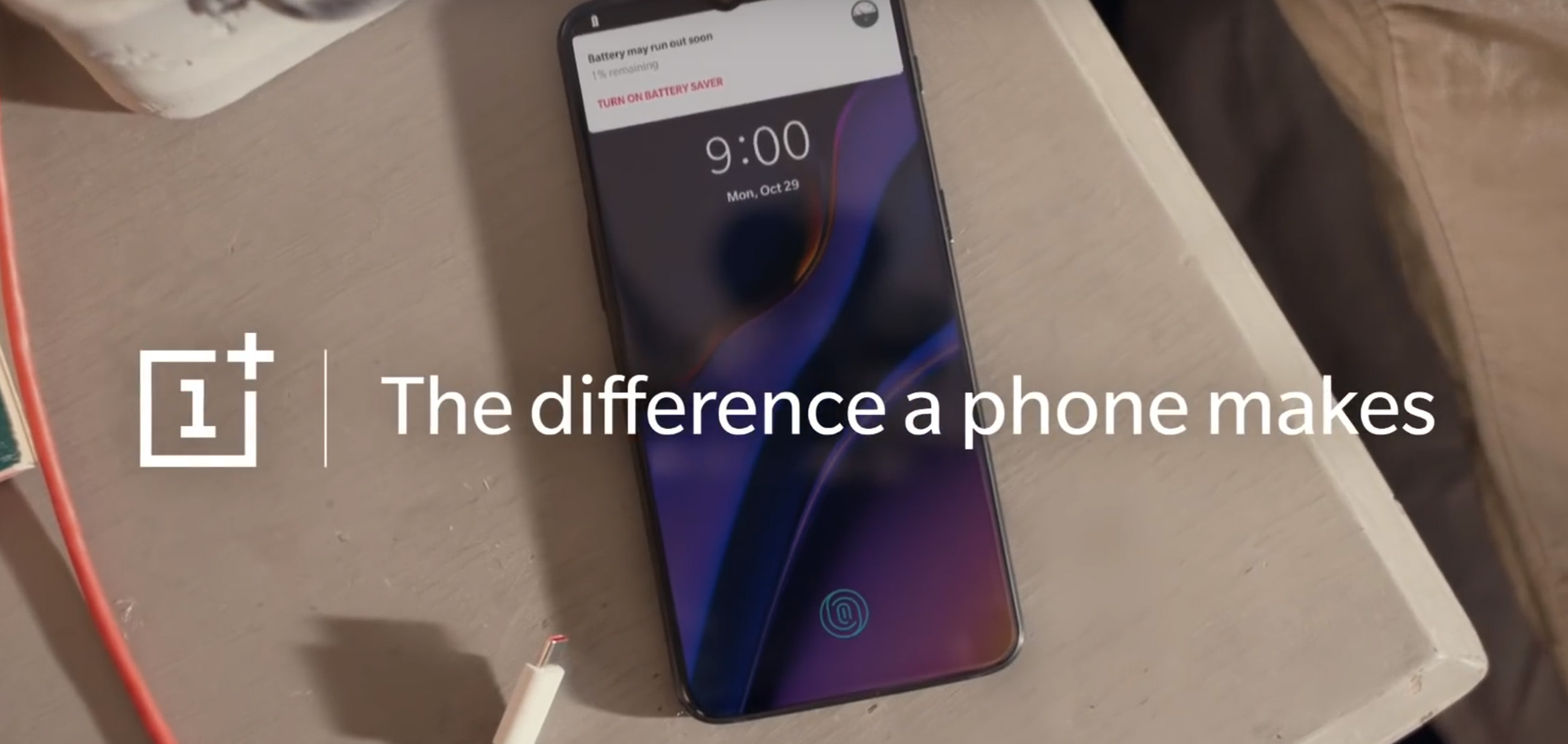 OnePlus 6T reduced chin