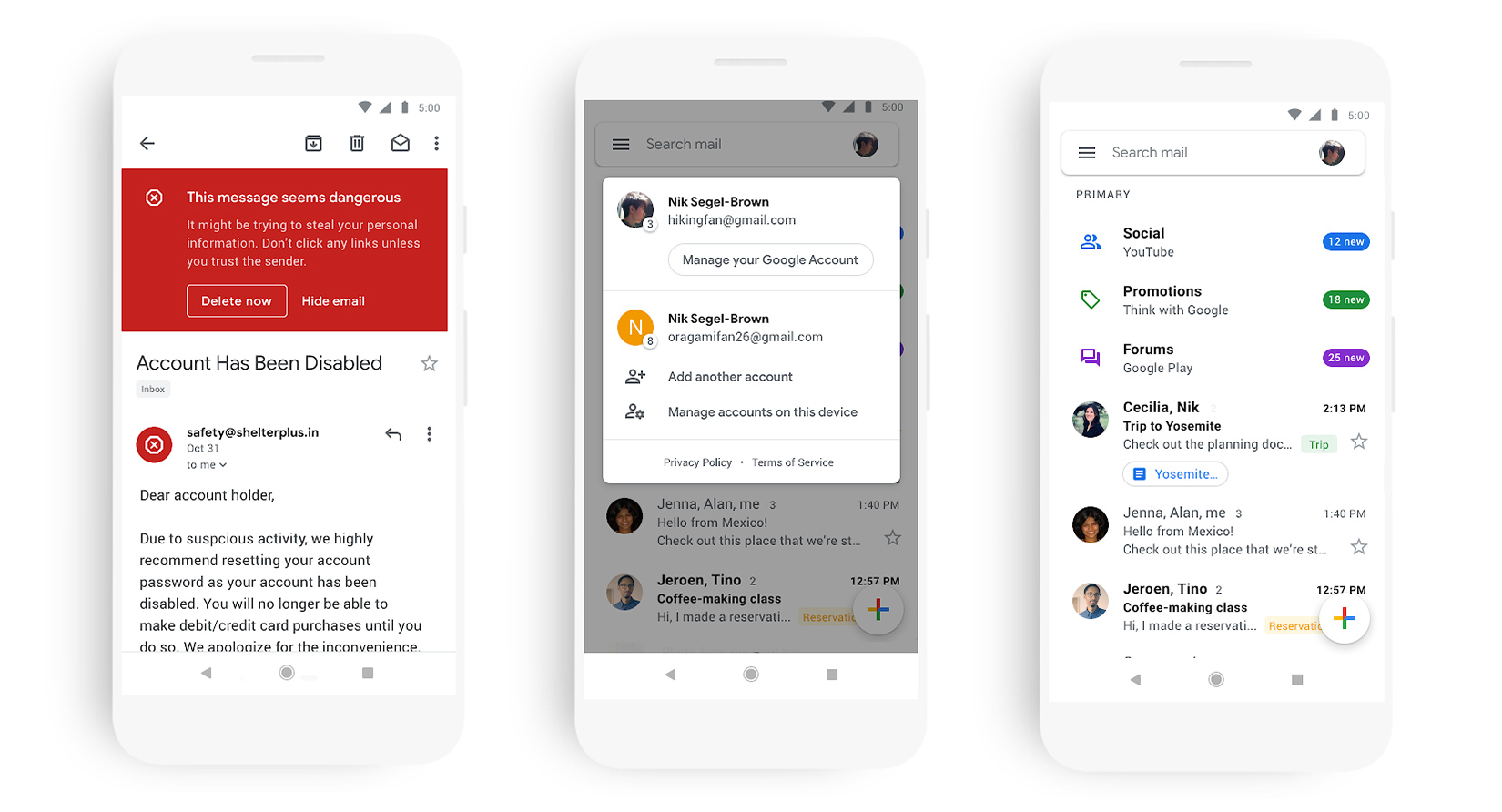 Gmail new look