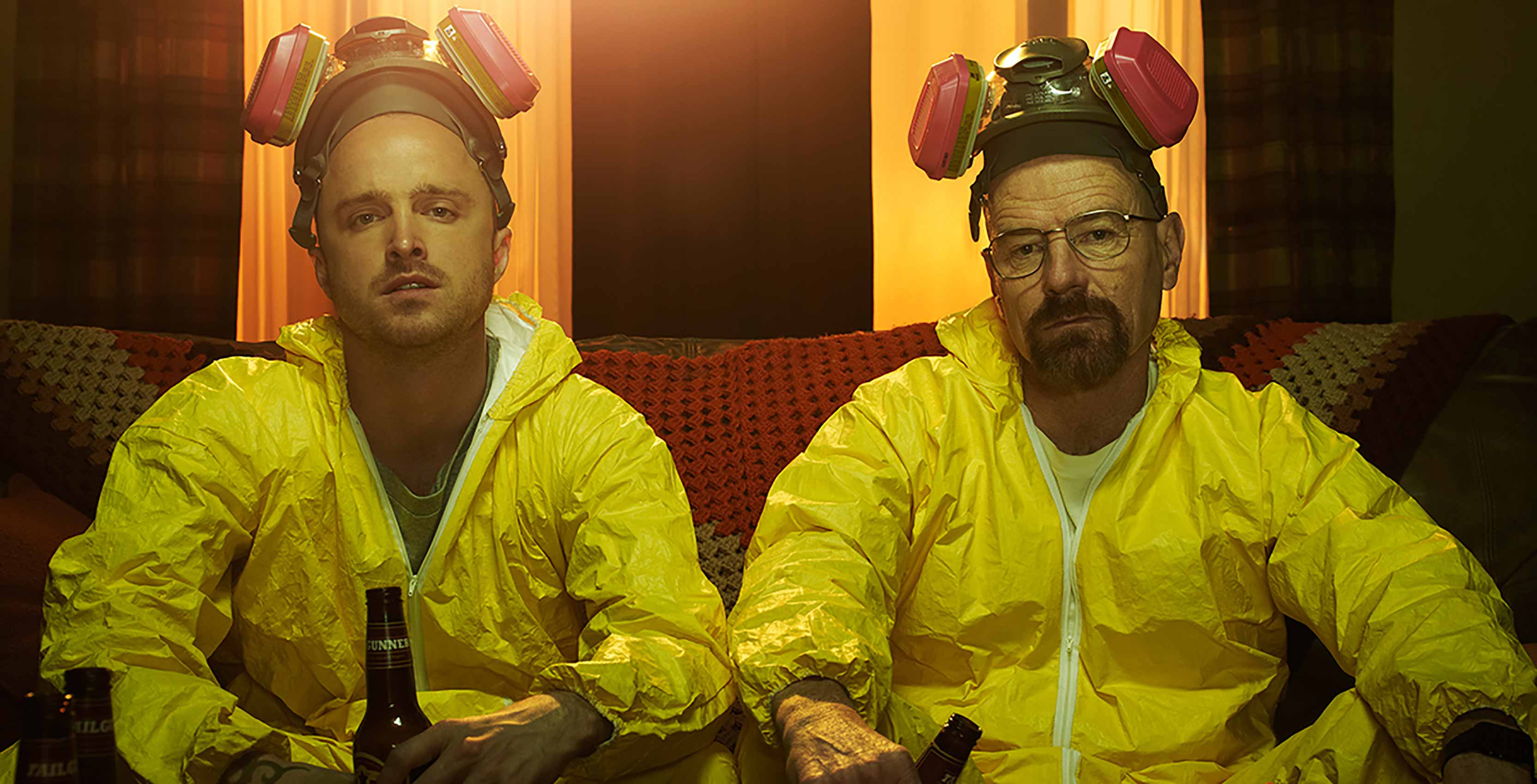 Breaking Bad Walt and Jesse in chem suits