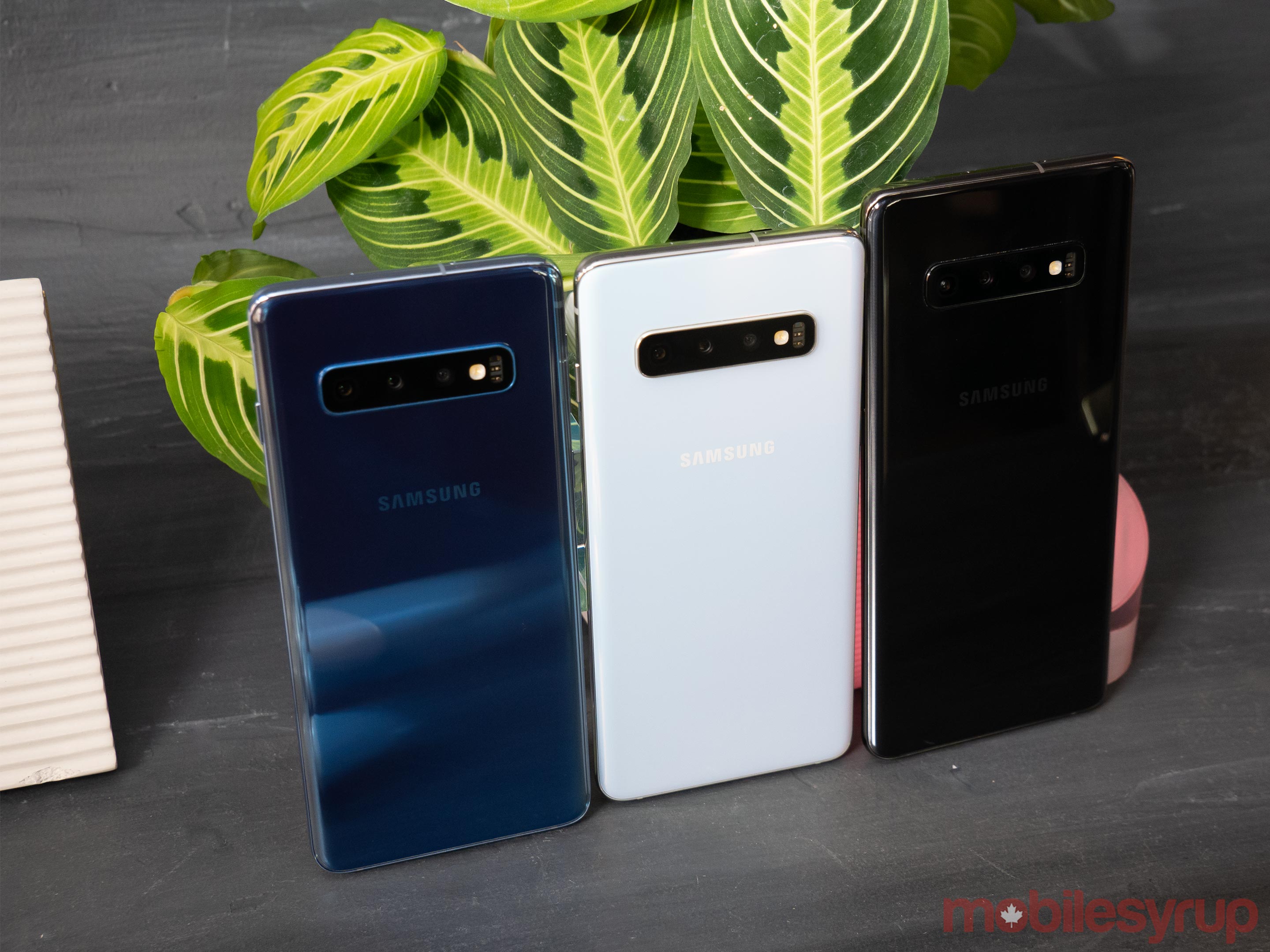 Samsung Galaxy S10e, S10, and S10+