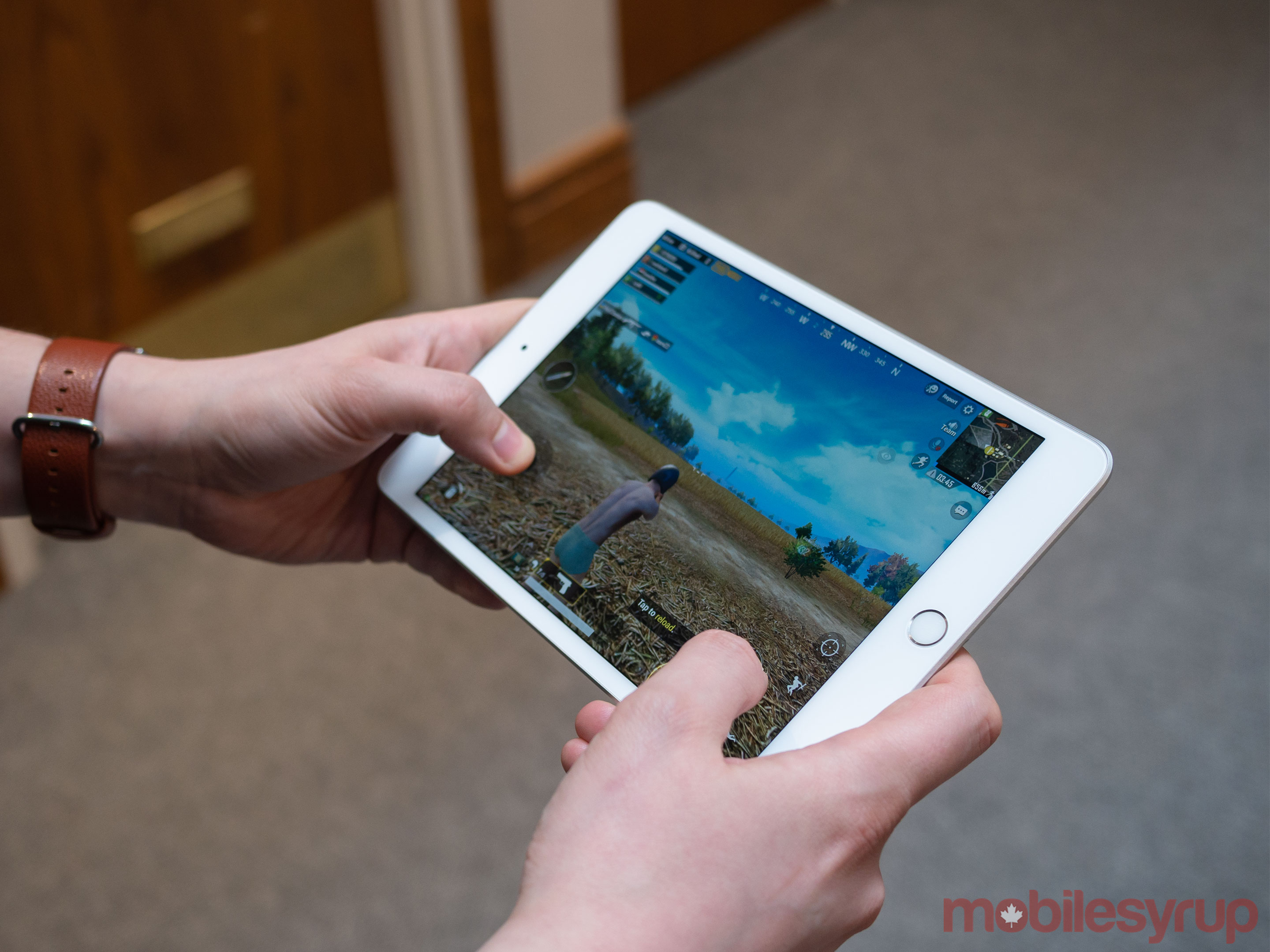 iPad Mini (2019) playing PUBG Mobile