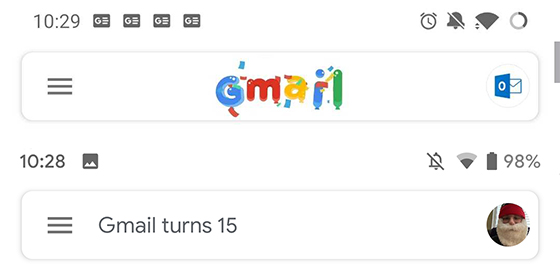 Gmail celebrates 15th birthday