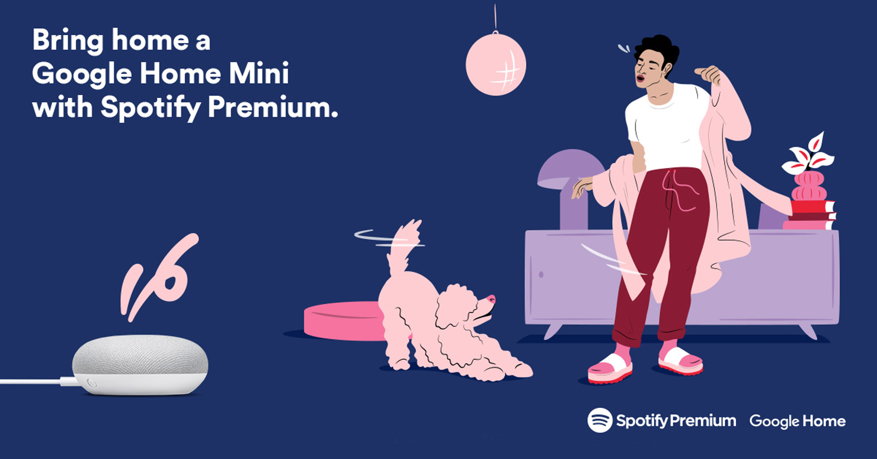 For a limited time, Spotify Premium now comes with a Google Home Mini