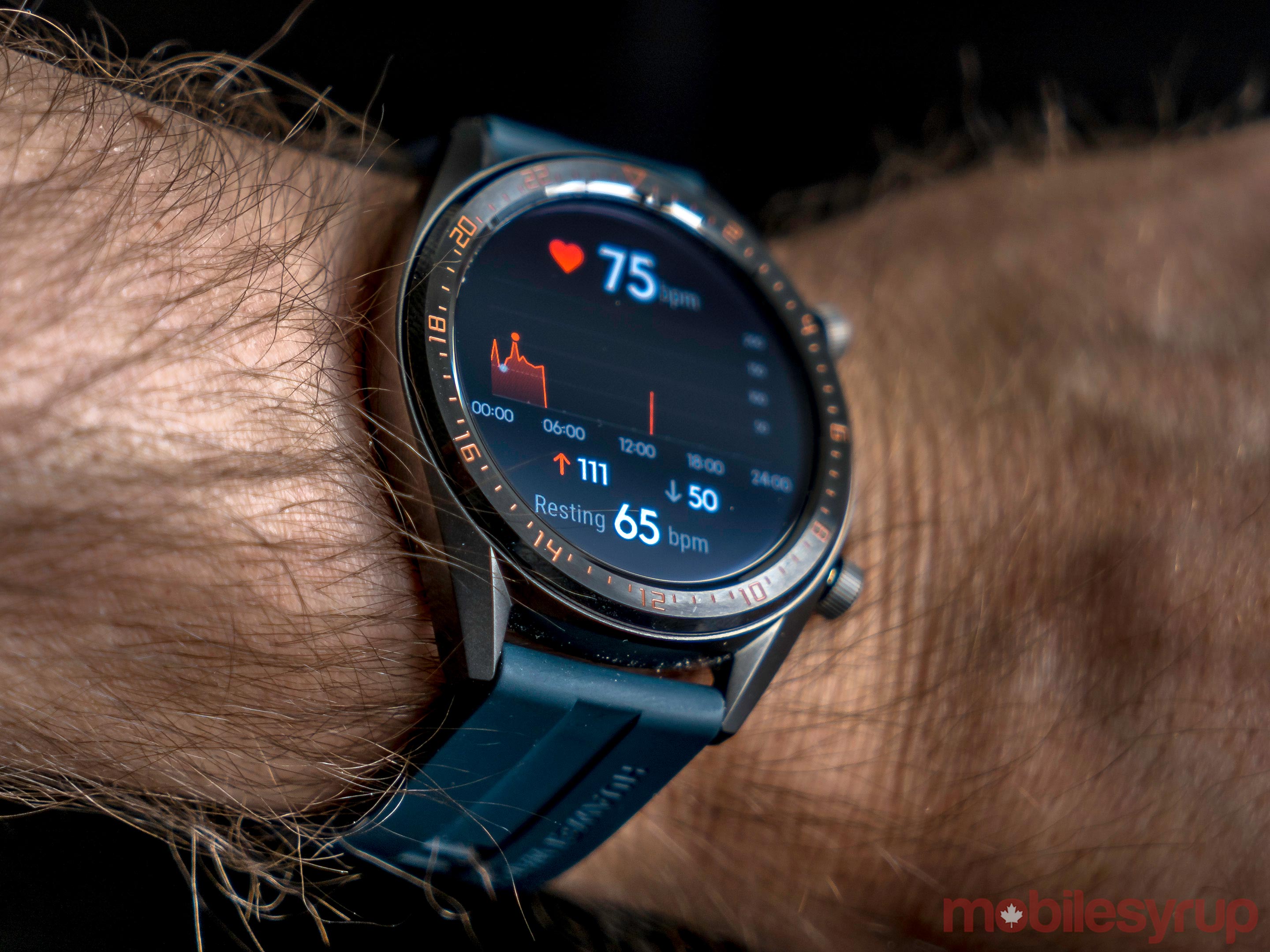 Huawei Watch GT heart rate