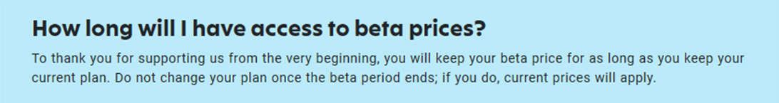 Fizz Mobile beta subscriber promise