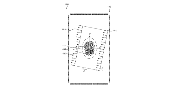 iPhone in-display fingerprint patent