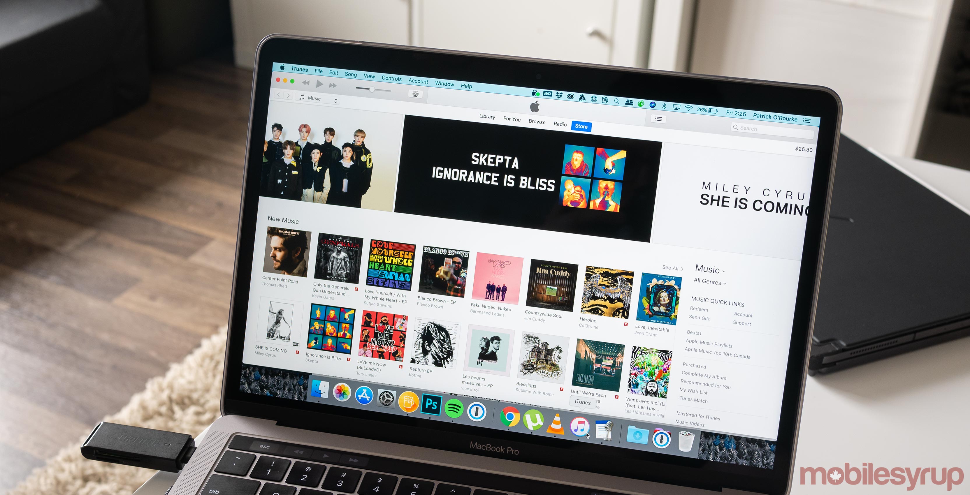 iTunes on macOS