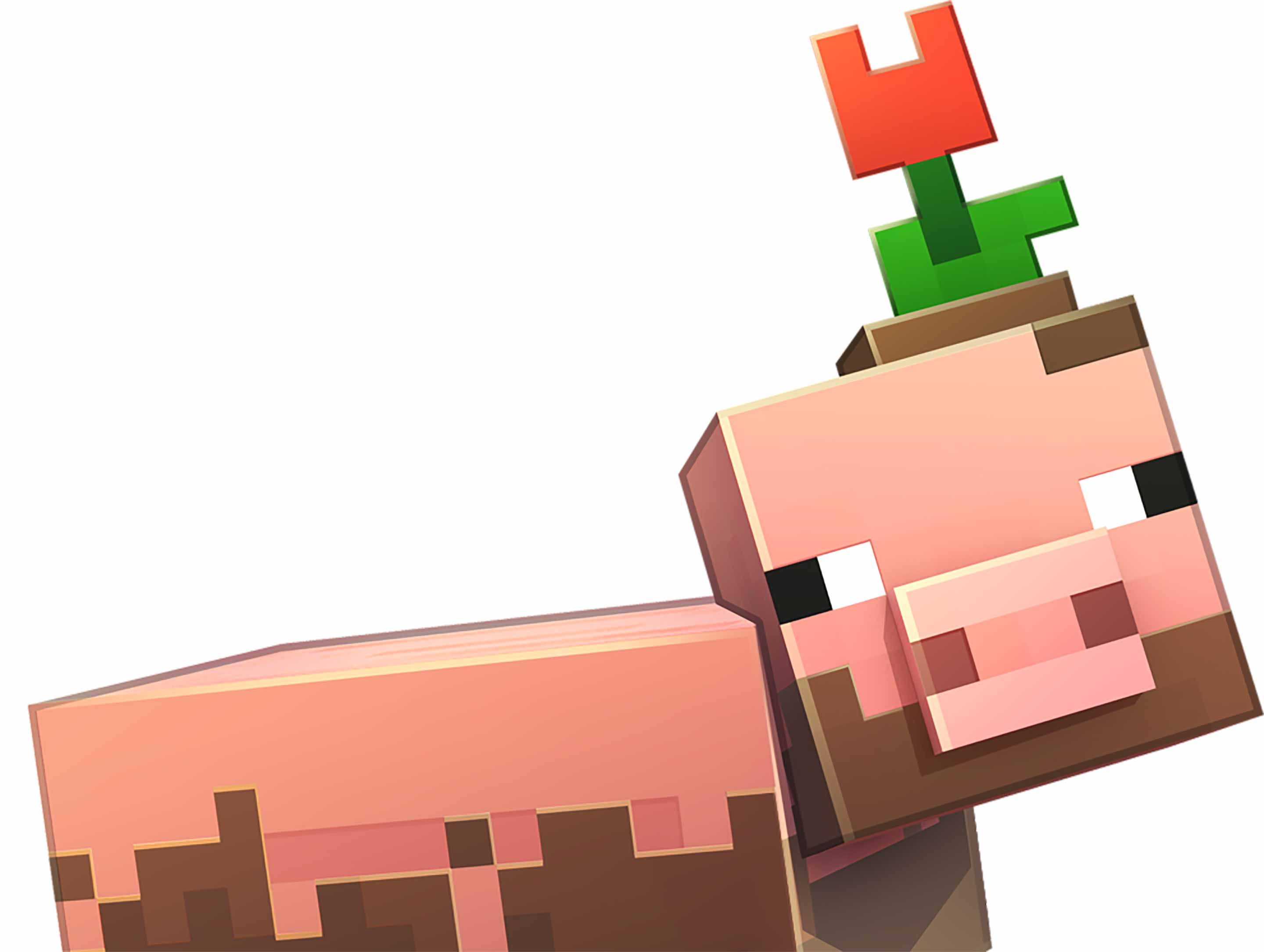 Minecraft Earth muddy pig