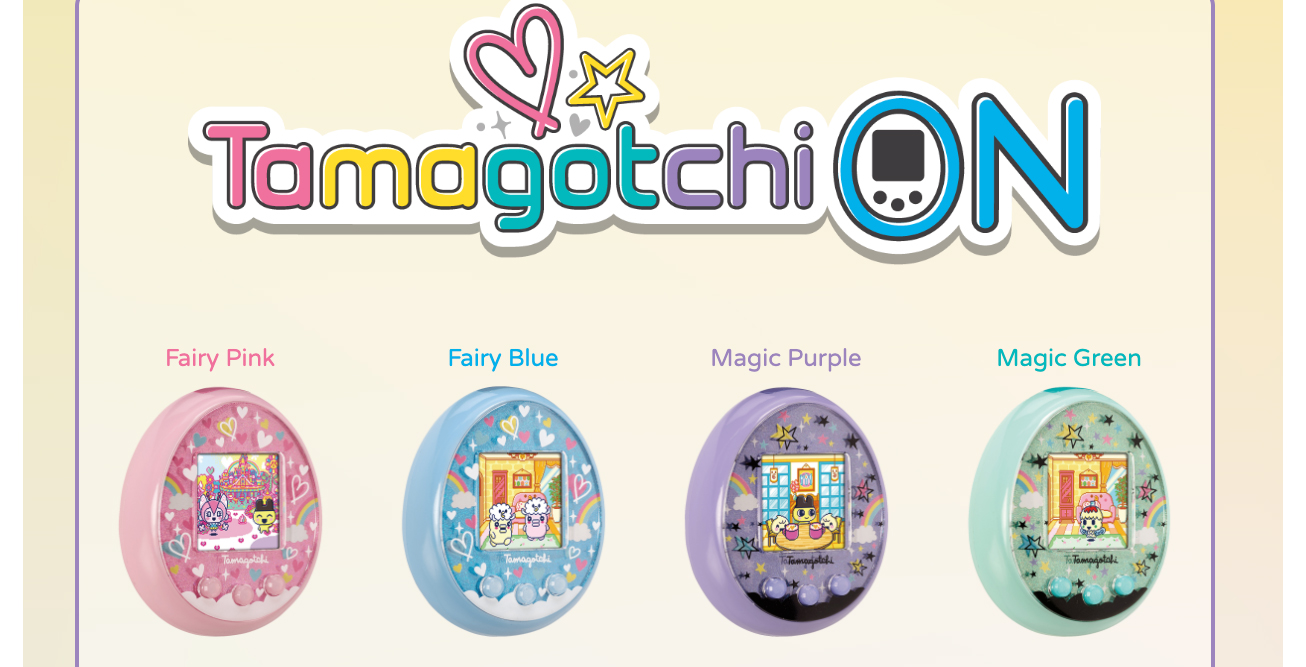 Tamagotchi On 42830 1.5" Virtual Pet Toy Magic Green 