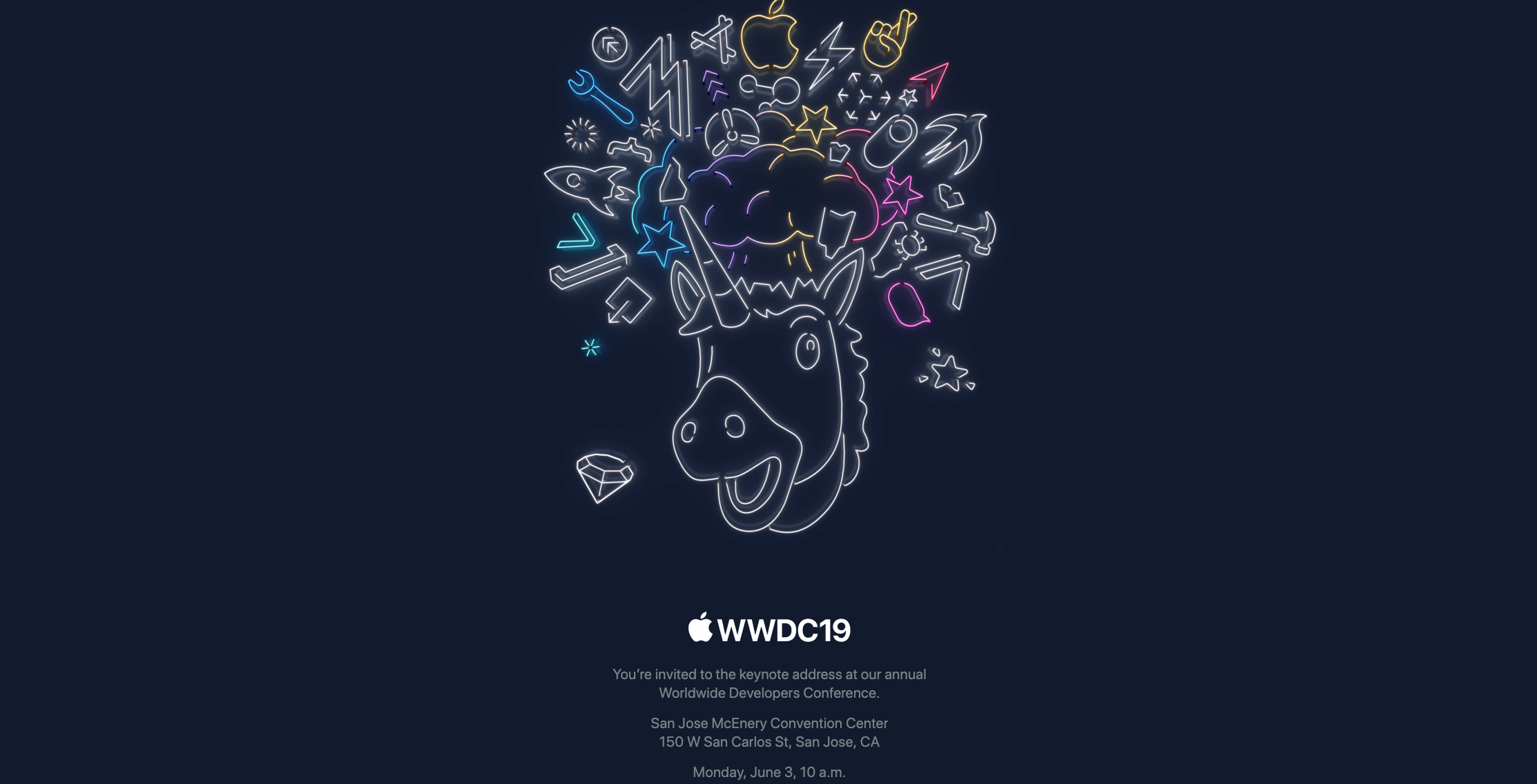 WWDC 2019 Invite