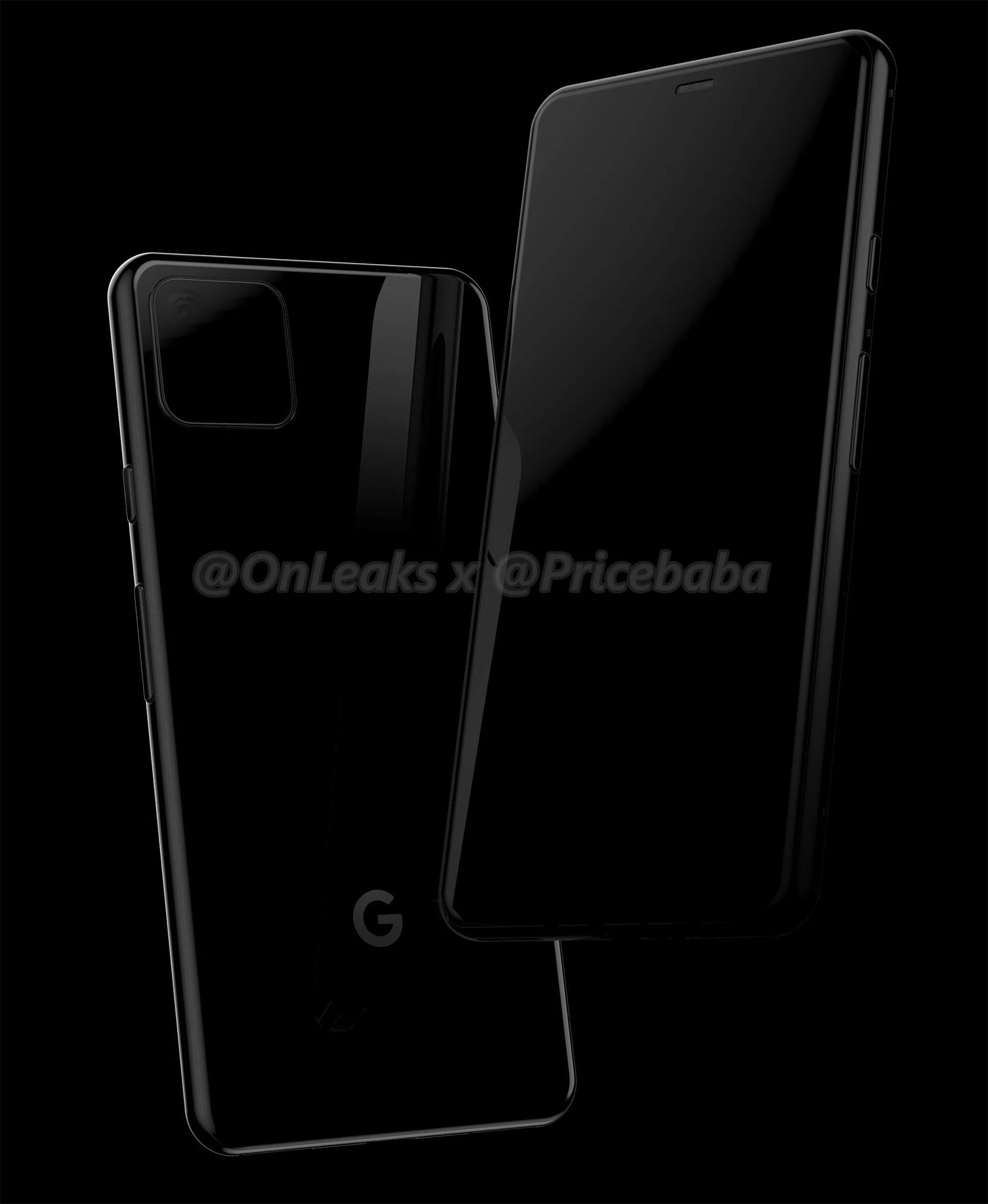 Google Pixel 4 render leak