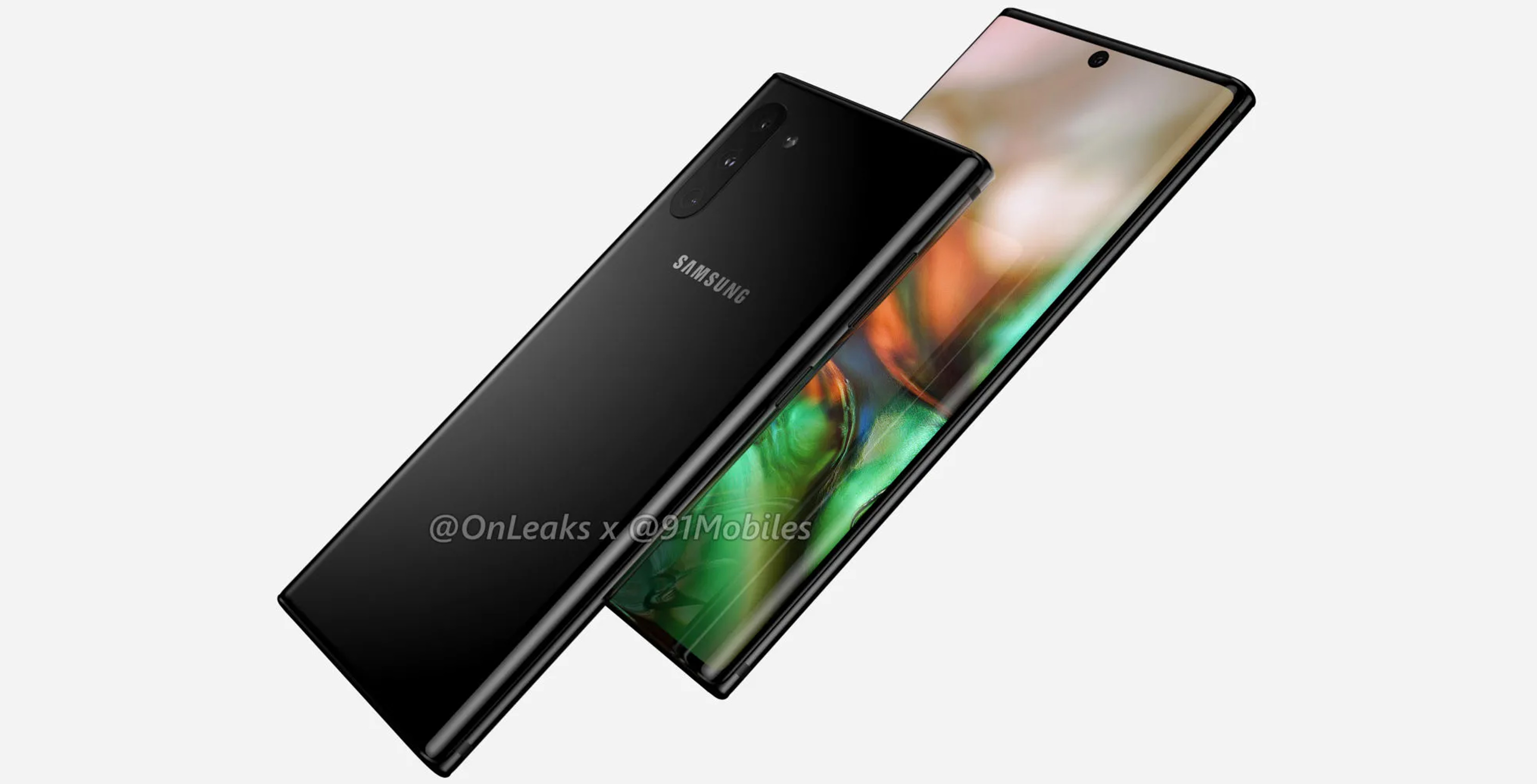 Samsung Galaxy Note 10 leaked render