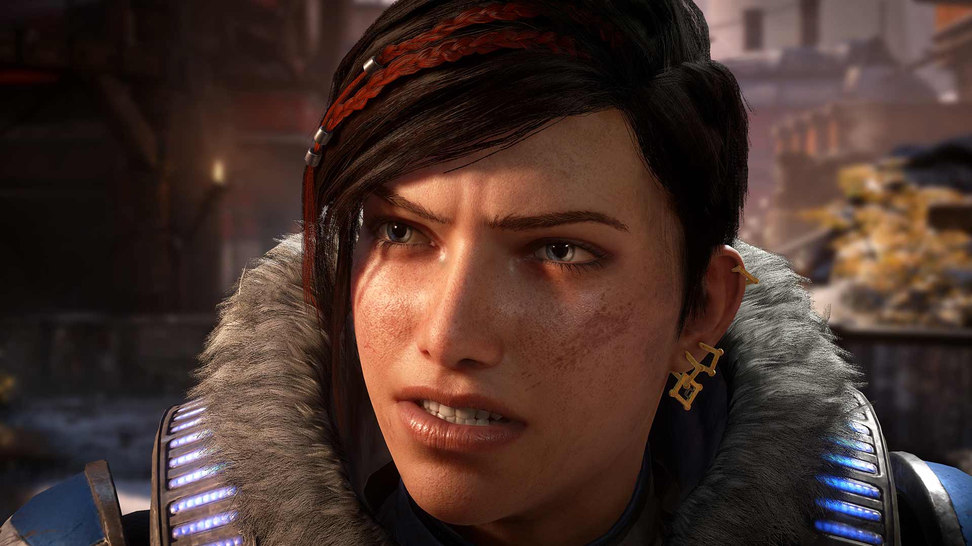 Gears 5 Kait close-up