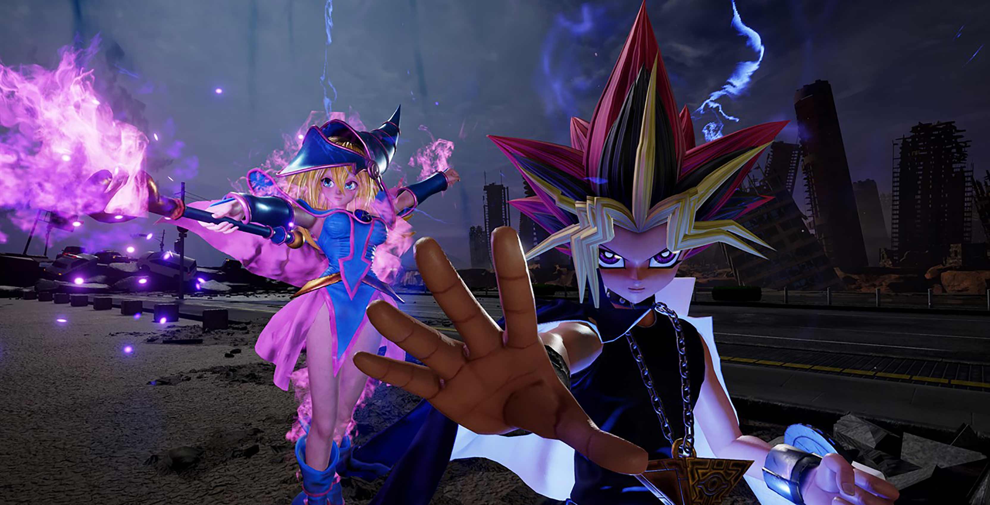 Yugi and Dark Magician Girl in Jump Forcce