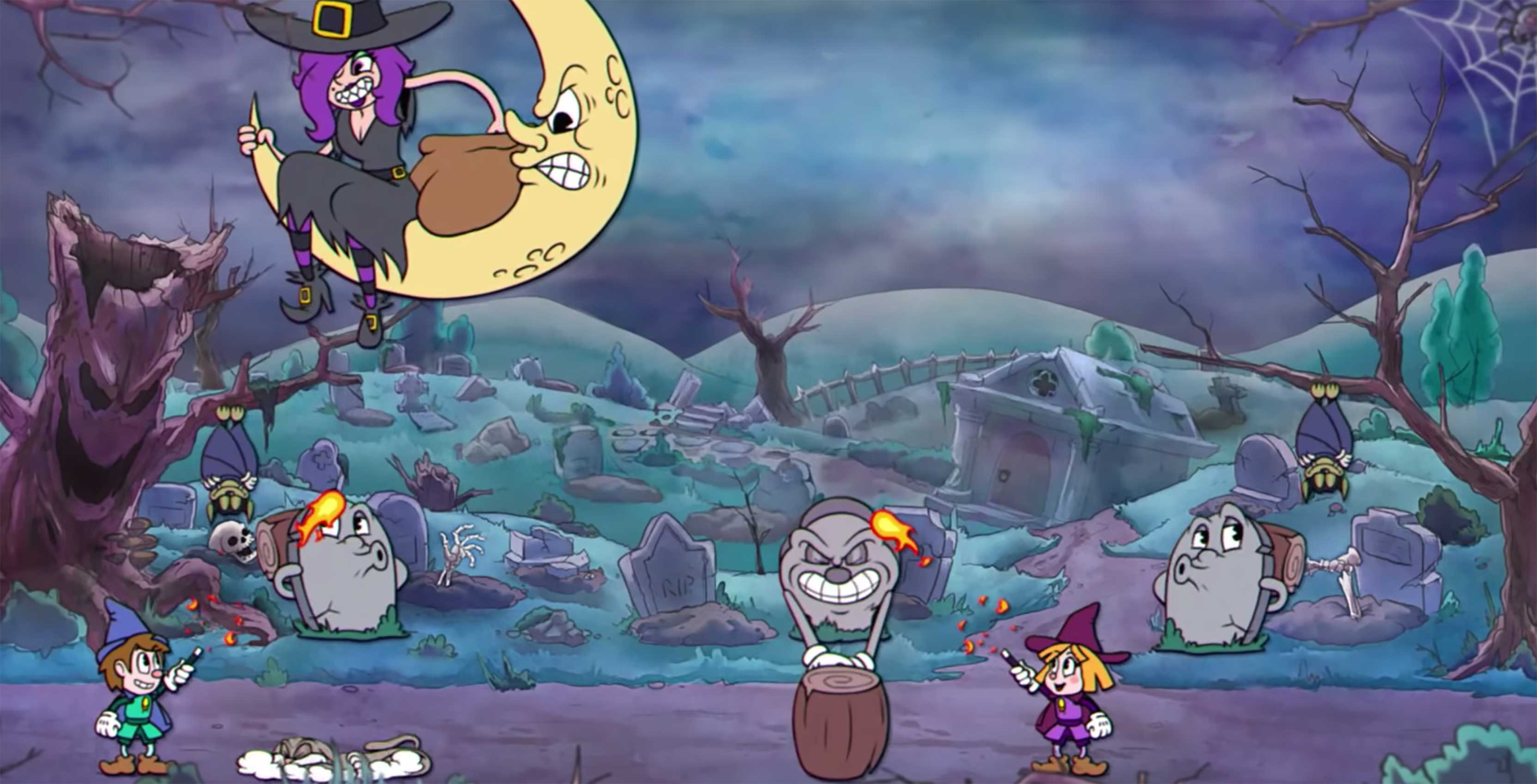 enchanted portals witch cuphead