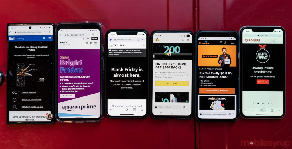 Here S A Round Up Of Canadian Carrier 2019 Black Friday Deals