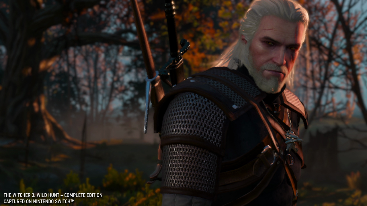 The Witcher 3 Switch Geralt