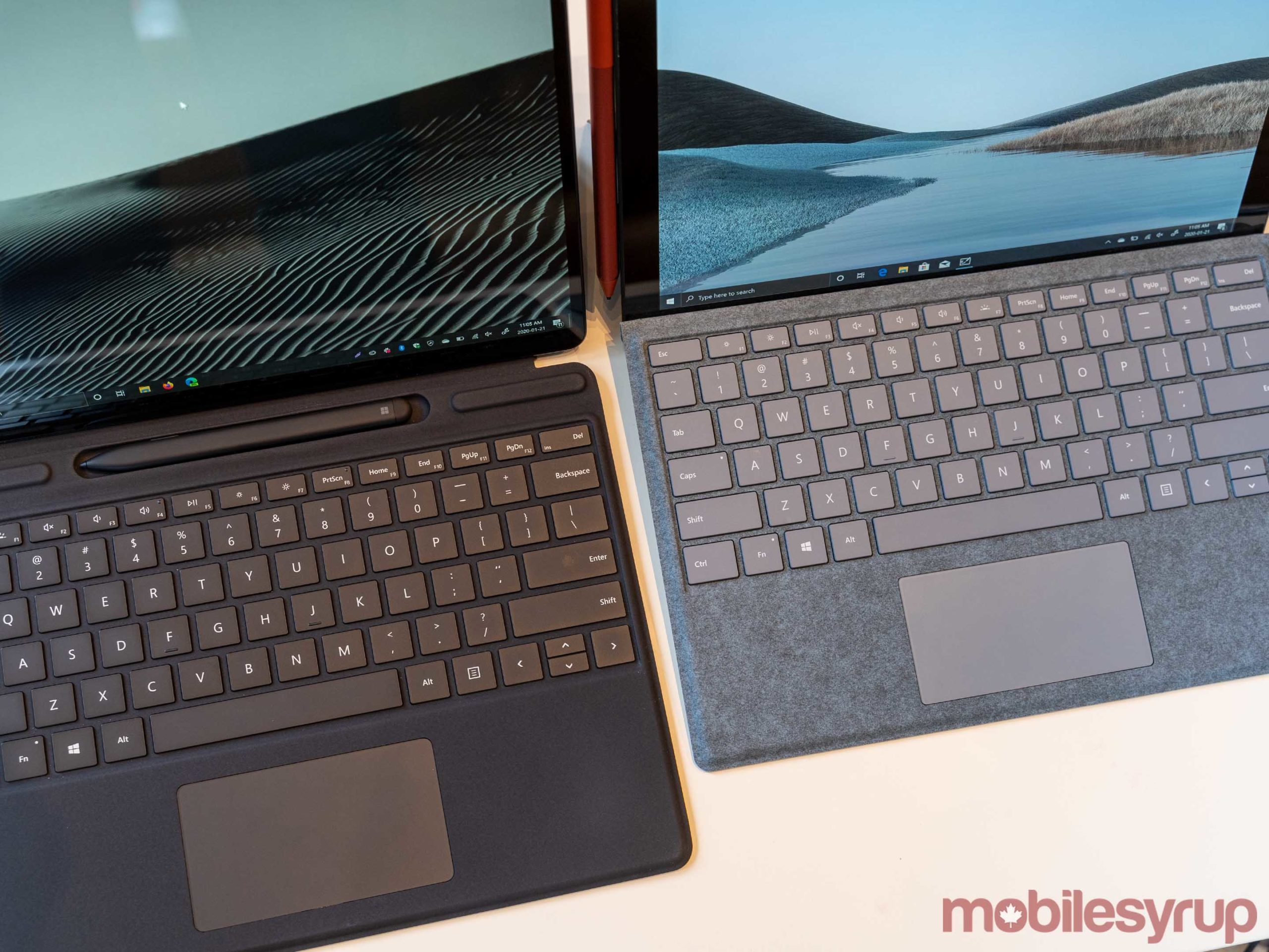 Surface Pro X and Pro 7 keyboard