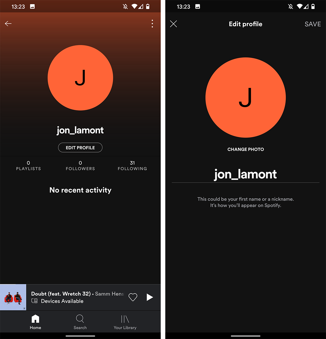 Spotify adds profile editor to iOS and Android mobile apps