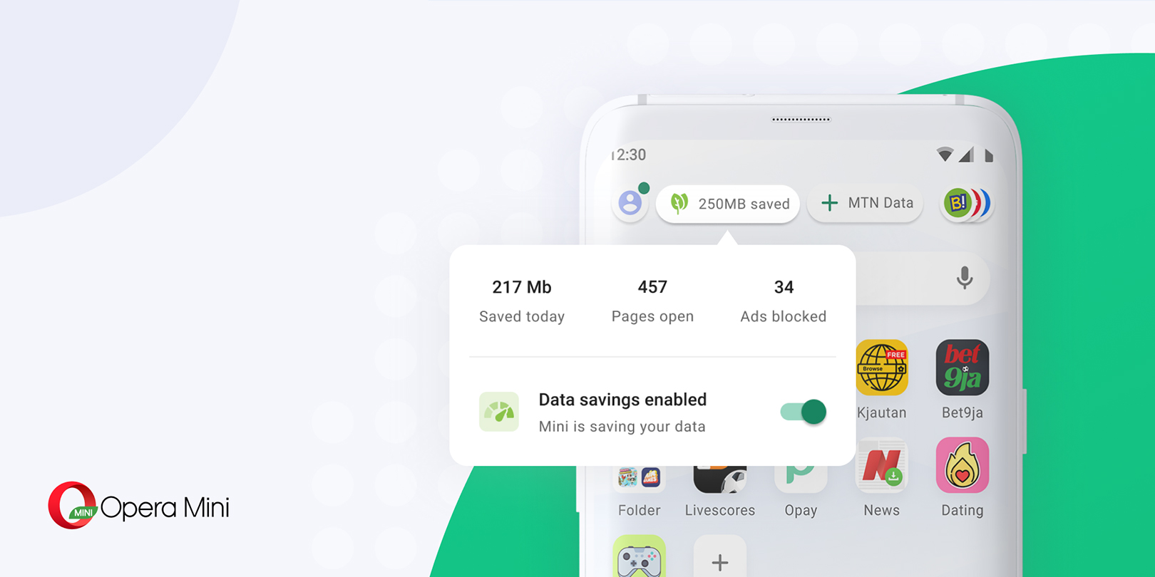 Opera Mini for Android  Ad blocker, File sharing, Data savings